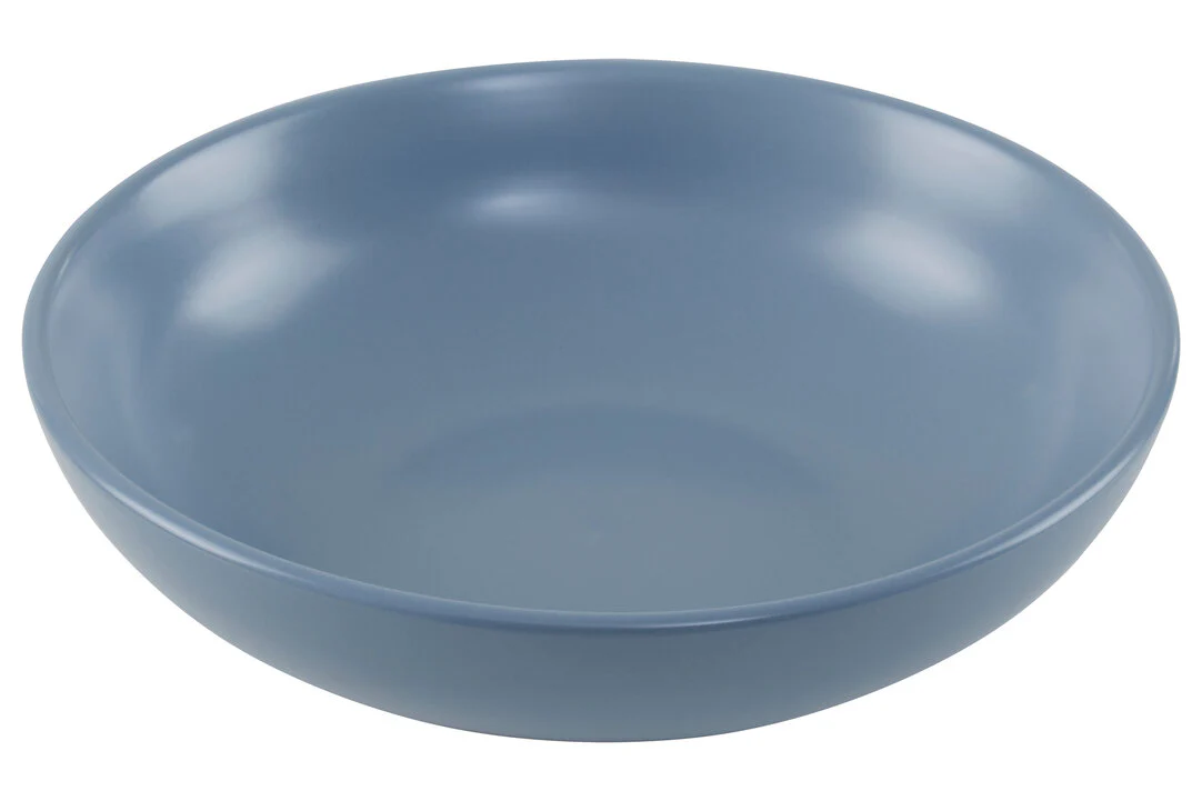 Elmira Twelve Piece Blue Stoneware Dinner Set - Image 4