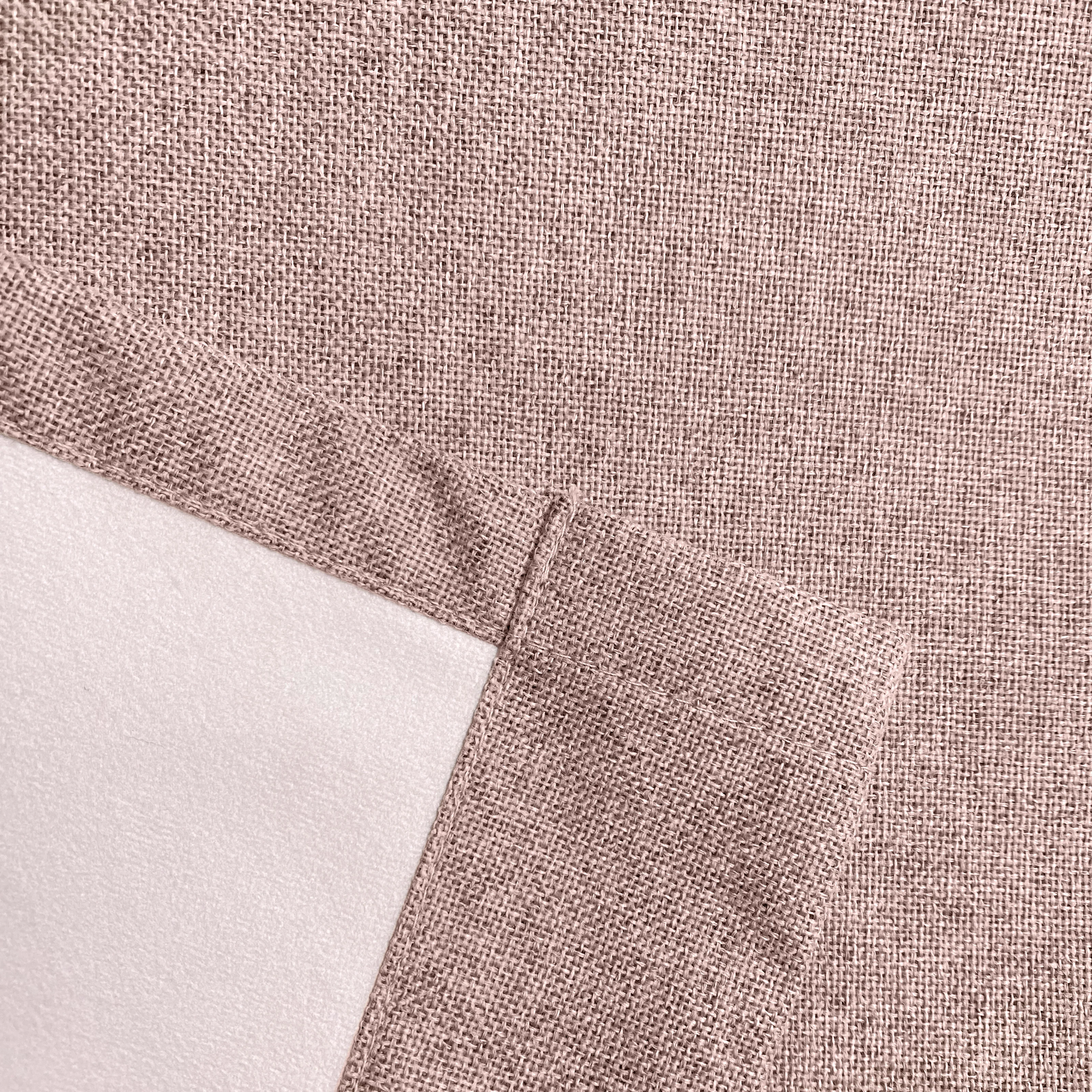 Enhanced Living Austin 100% Blackout, Thermal Blush Pink Curtains With Eyelet Header - Pair - Image 5
