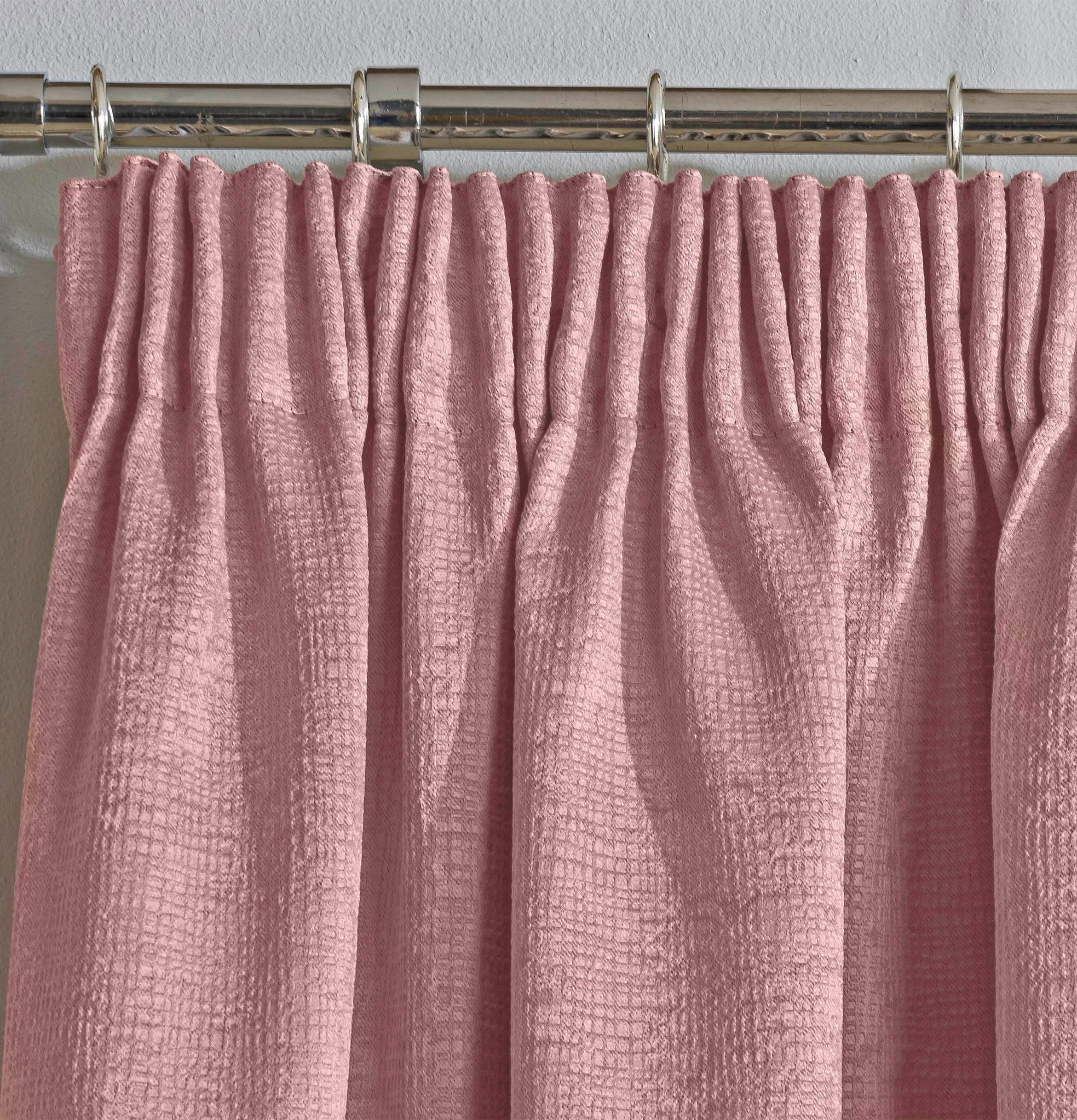 Enhanced Living Matrix Blush Pink Tape Top Thermal Noise Reducing Dim Out Curtains - Pair - Image 3