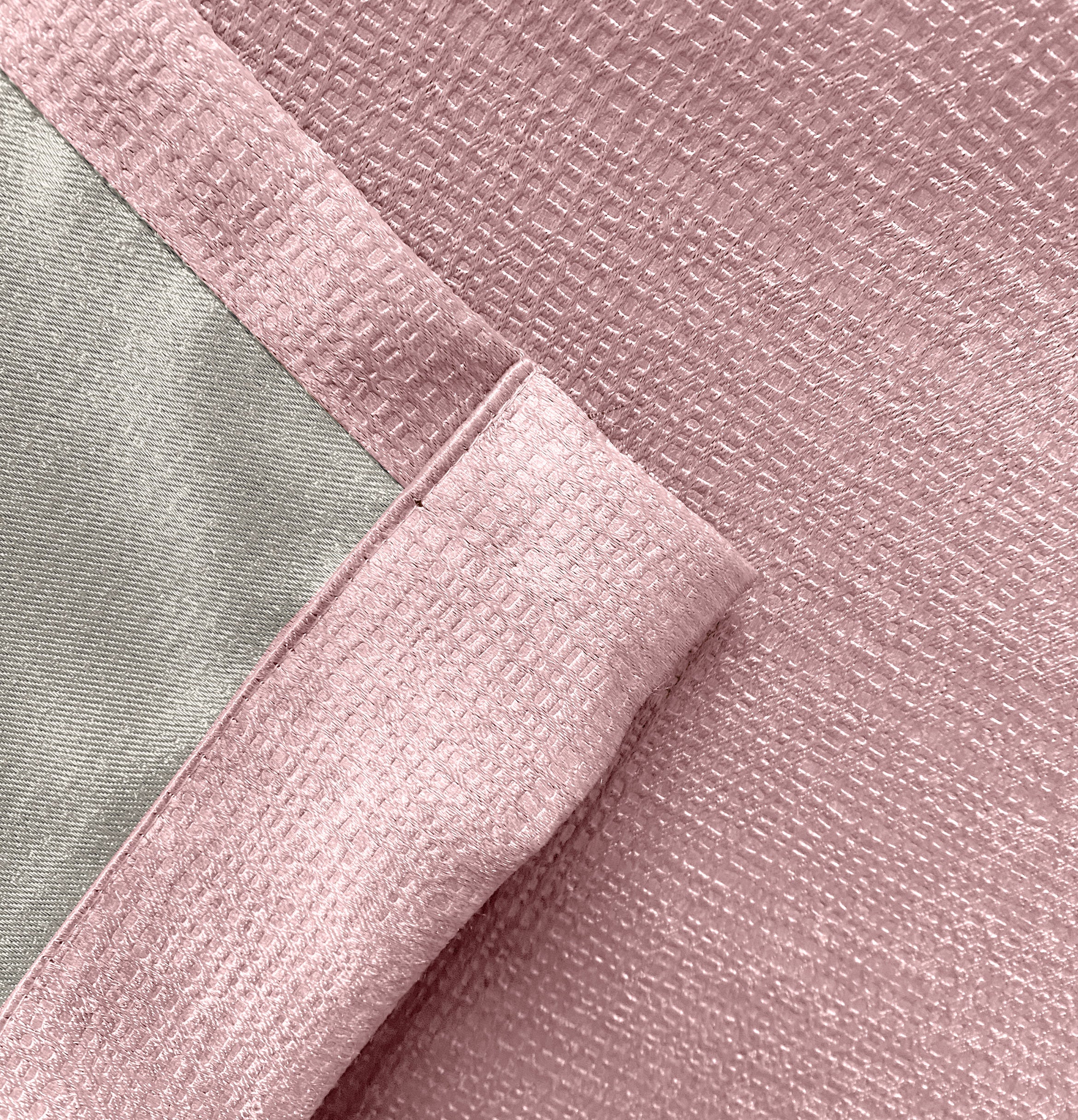 Enhanced Living Matrix Blush Pink Tape Top Thermal Noise Reducing Dim Out Curtains - Pair - Image 5