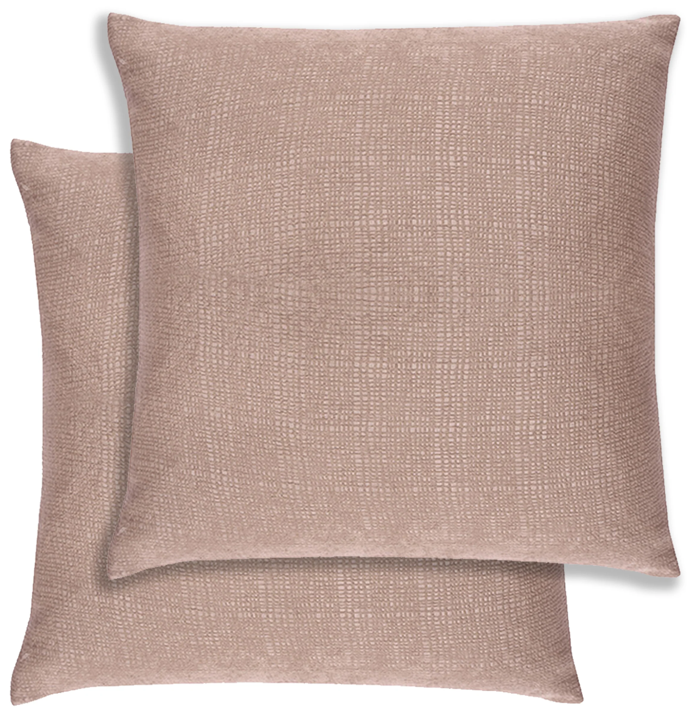 Enhanced Living Pair of Matrix Textured Cushion Covers - 43x43cm - Cases Only