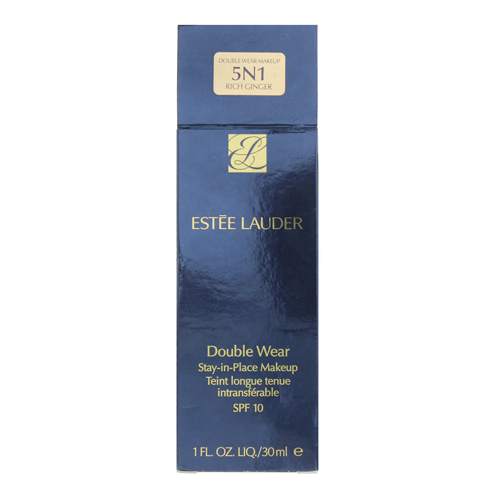 Este Lauder Double Wear Stay-In-Place Makeup Spf 10 5N1 Rich Ginger Foundation - Image 3