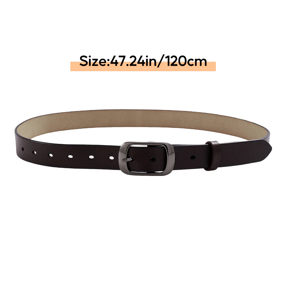 Fashion Pin Buckle Leather Belt Accessory - Image 5
