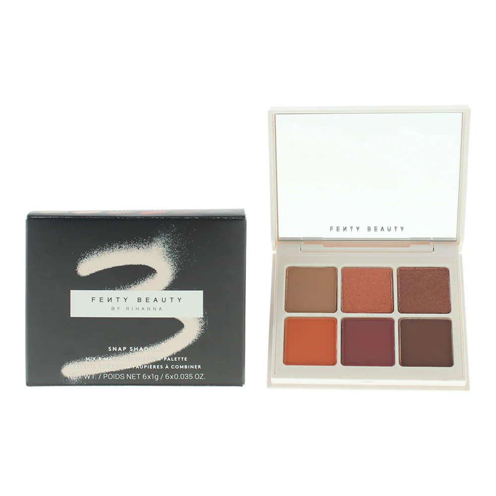 Fenty Beauty Snap Shadows Mix & Match 3 Deep Neutrals Eye Shadow Palette 6g