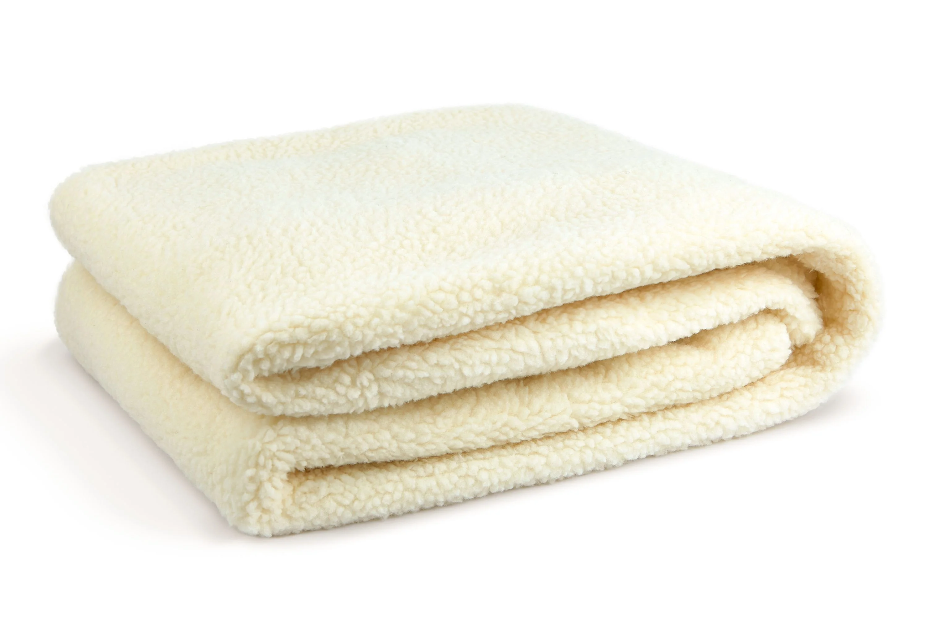 Fleecy Underblanket Mattress Topper In Cream