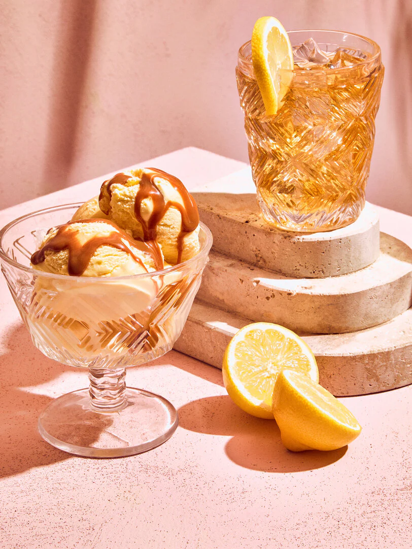 Fleur Set of 4 Glass Dessert Bowls - Image 3