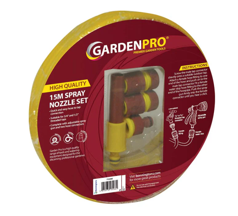 Flow 15m Garden Hose Fitting Set - Image 2