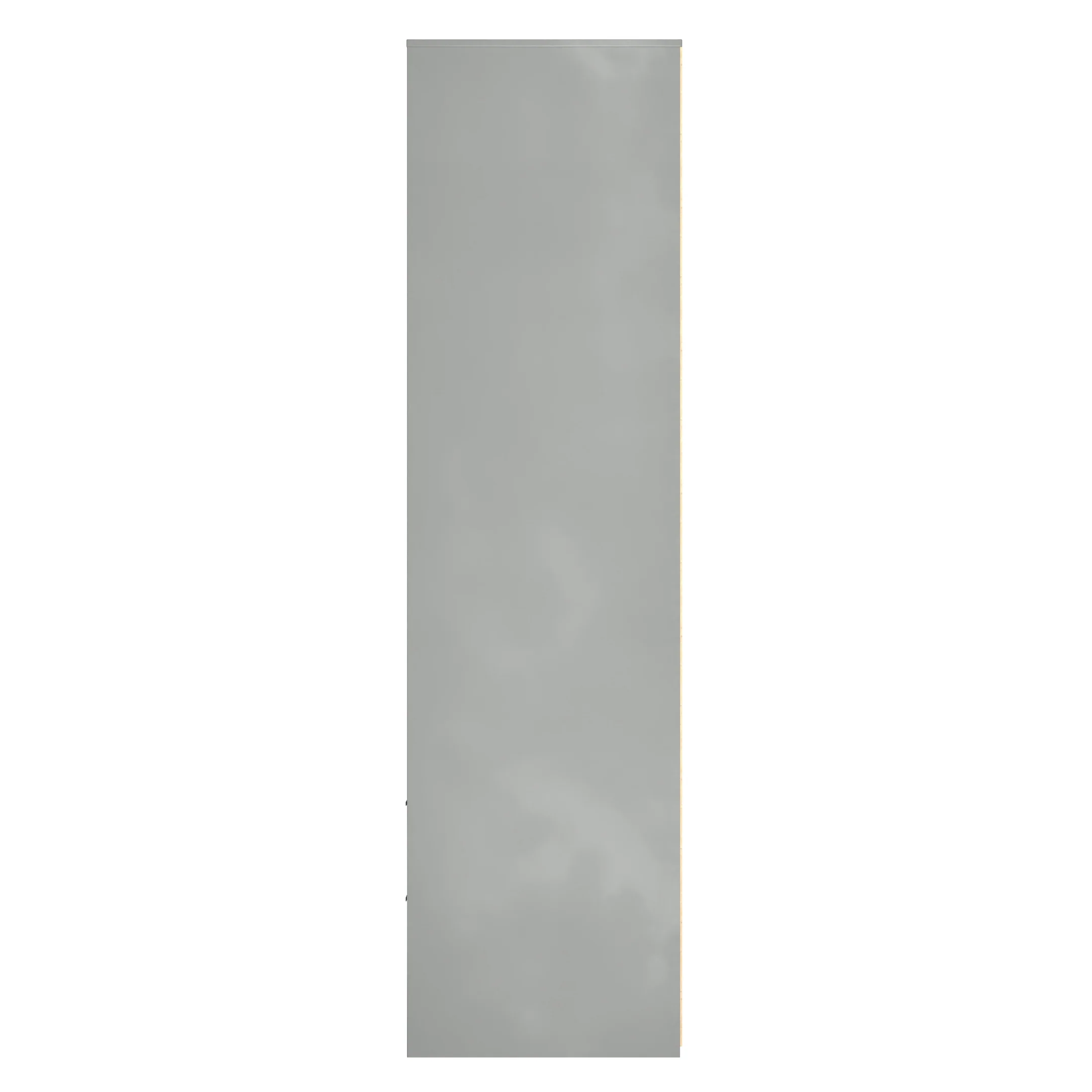 Fluted 2 Drawer Double Wardrobe in Dusk Grey - Ready Assembled - Image 3
