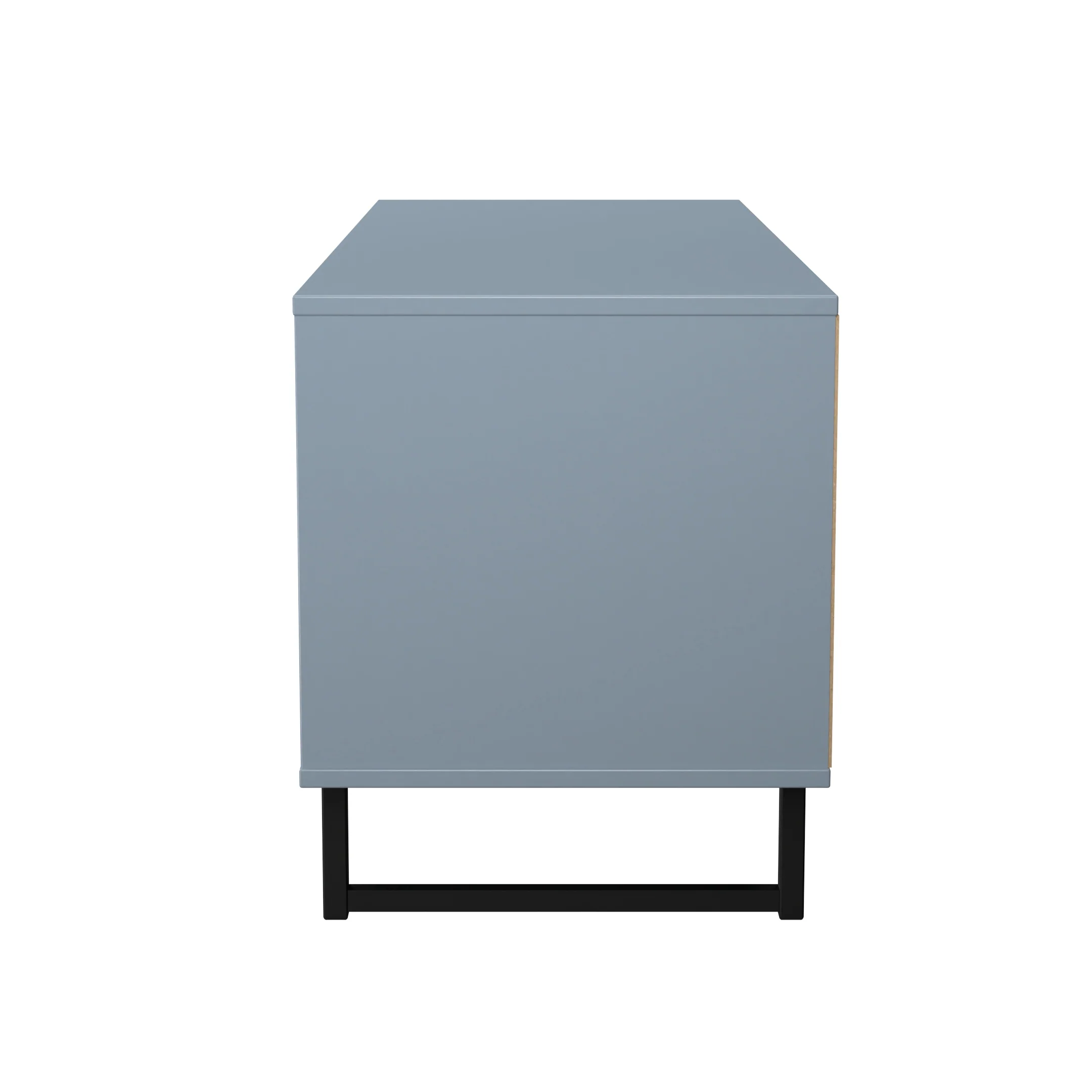 Fluted 4 Drawer Bedbox in Denim Blue - Ready Assembled - Image 3