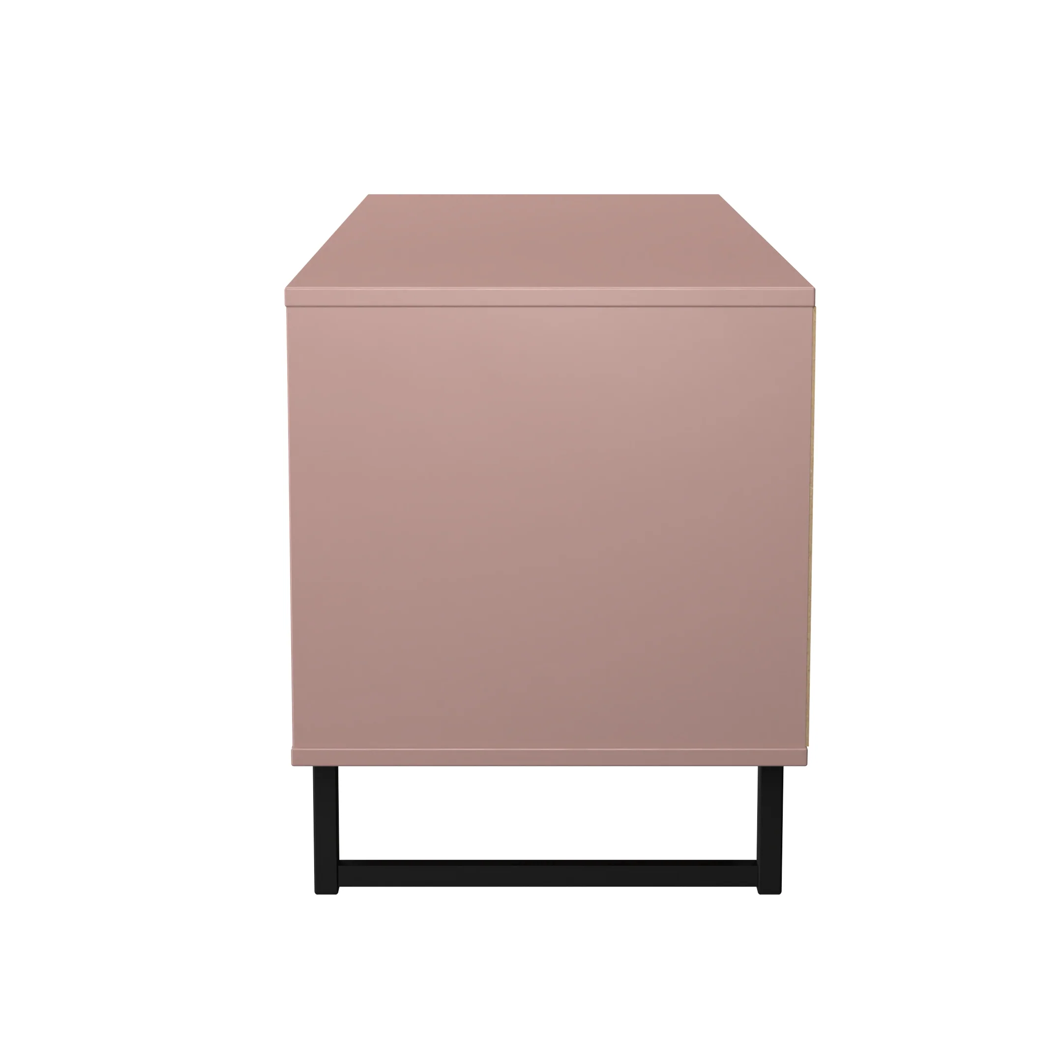 Fluted 4 Drawer Bedbox in Kobe Pink - Ready Assembled - Image 3