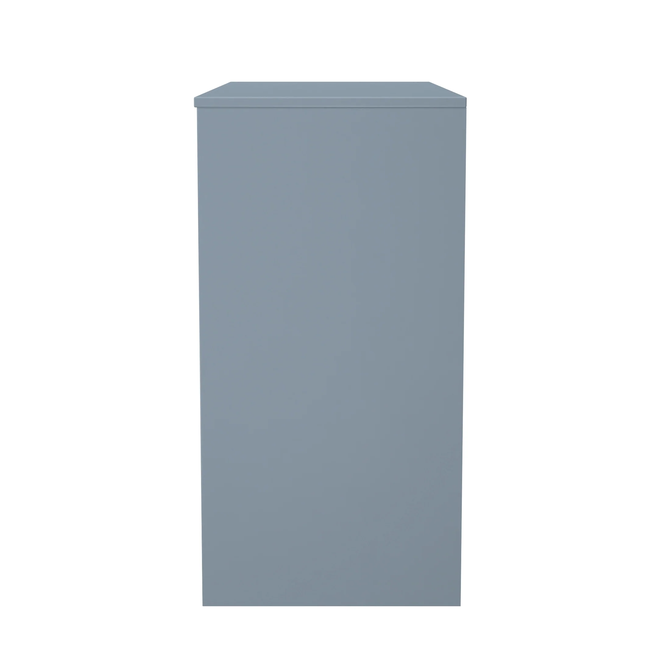 Fluted 4 Drawer Vanity in Denim Blue - Ready Assembled - Image 3