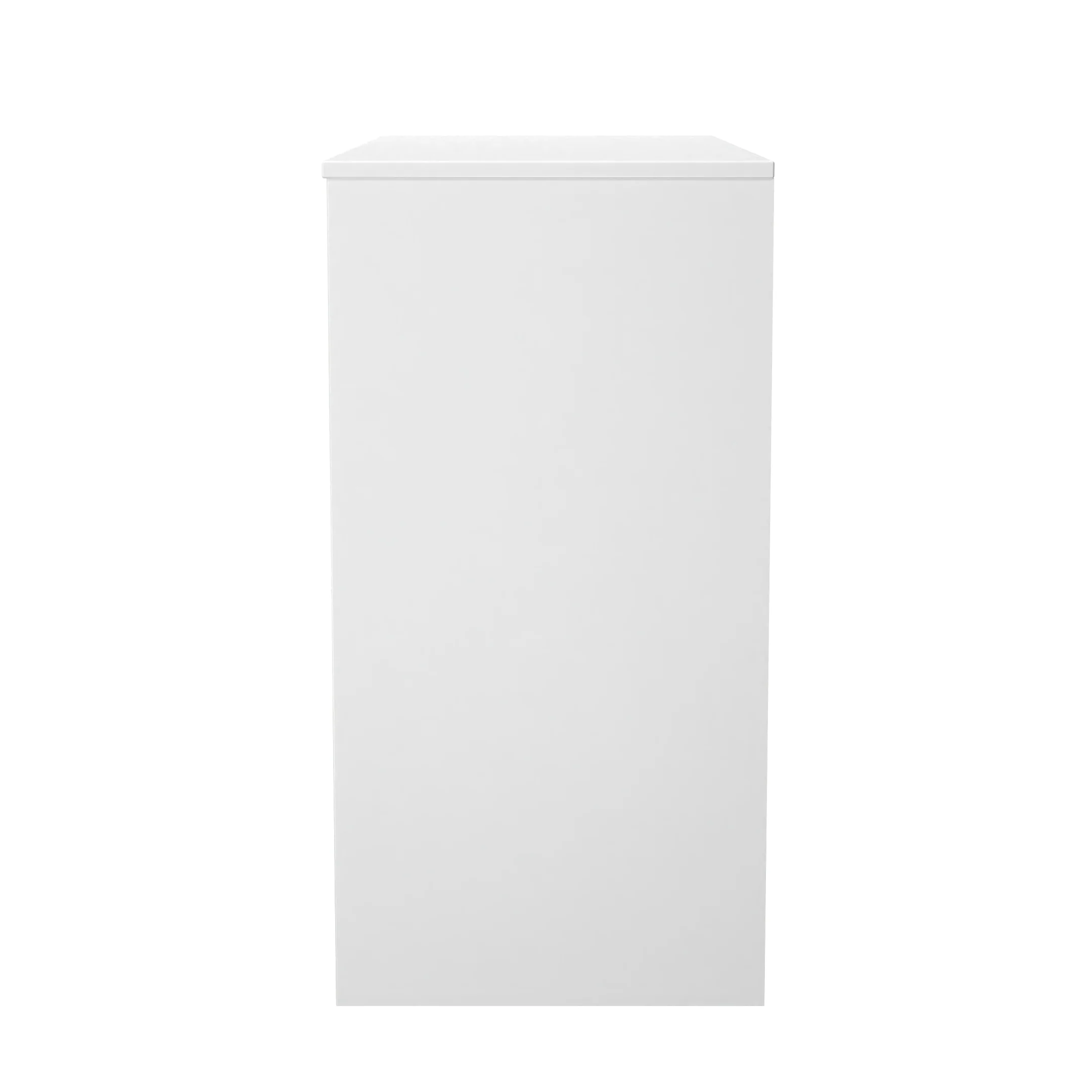 Fluted 4 Drawer Vanity in White Matt - Ready Assembled - Image 3