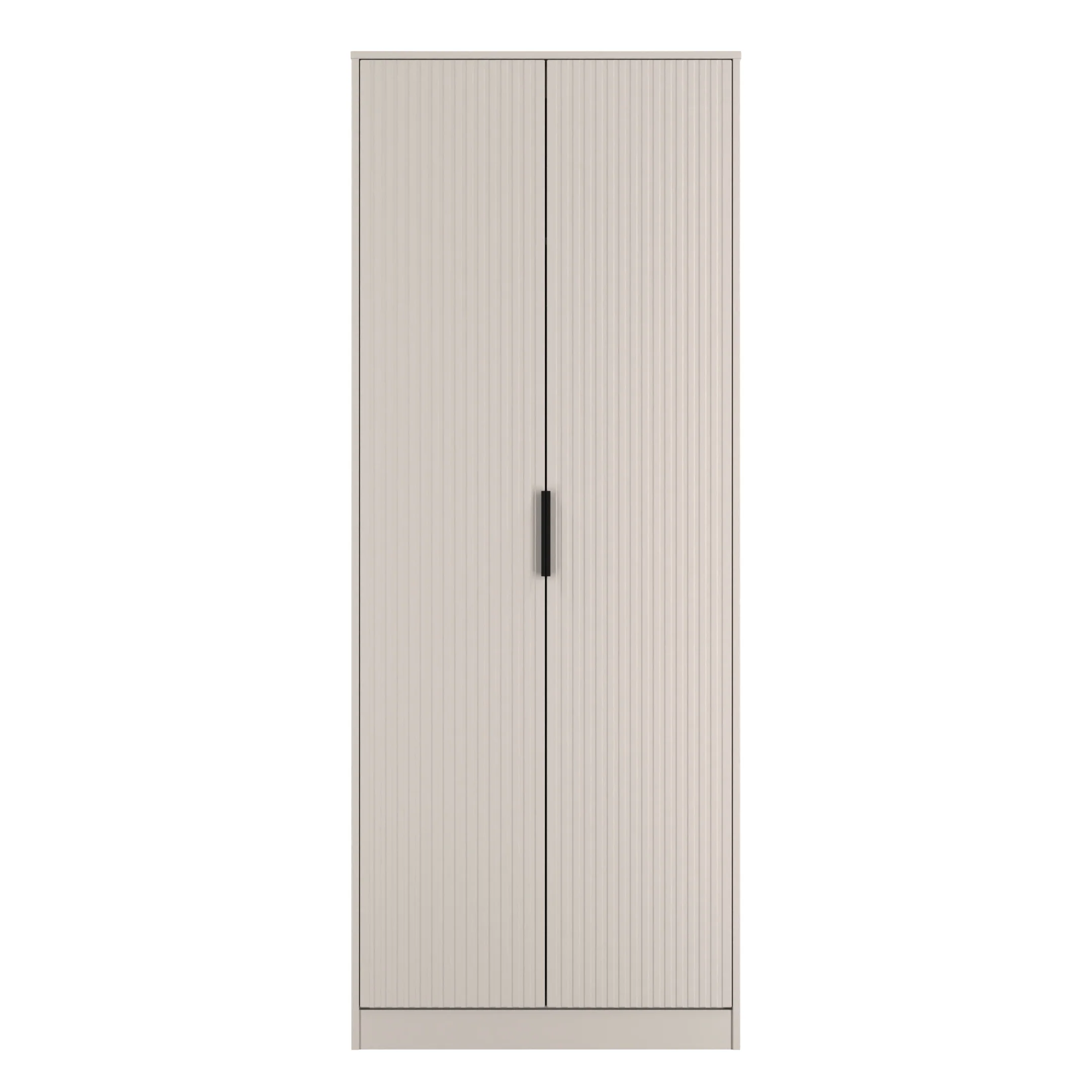 Fluted Double Wardrobe in Kashmir Matt - Ready Assembled
