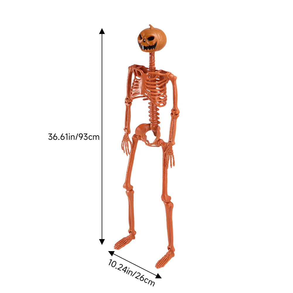 Foldable Pumpkin Head Skeleton - Image 2