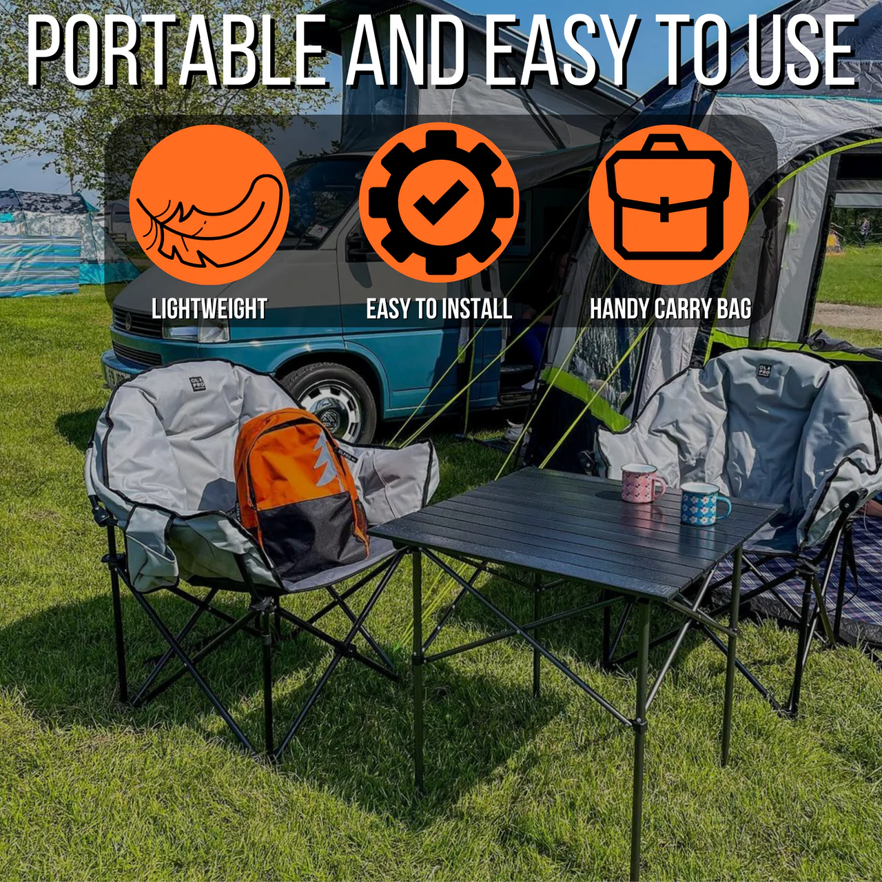 Folding Camp Table - Image 2