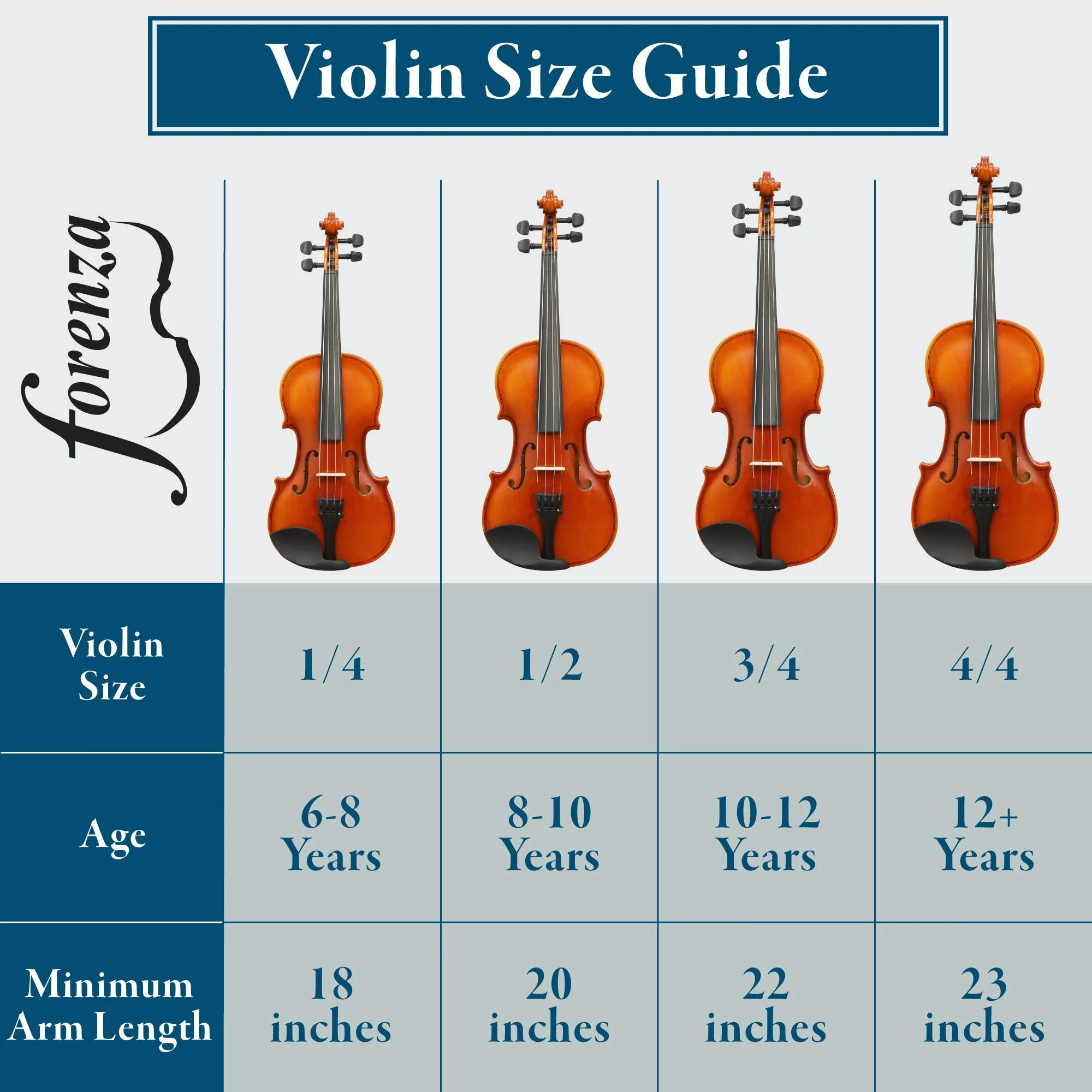 Forenza Uno Series Violin Outfit - Image 15