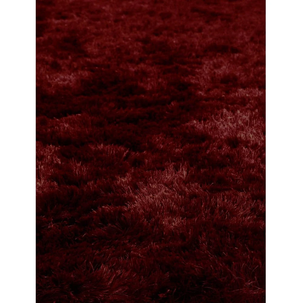 Lewis's Frida Shaggy Rug - Burgundy