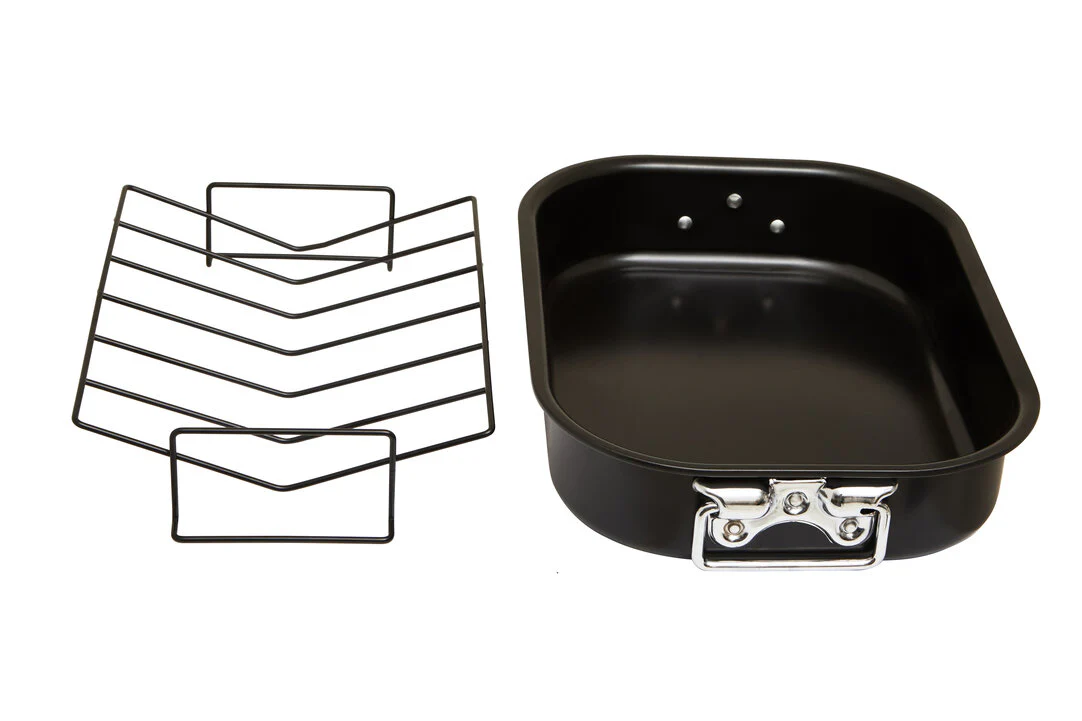 From Scratch Large Black Roasting Tin With Rack - Image 4