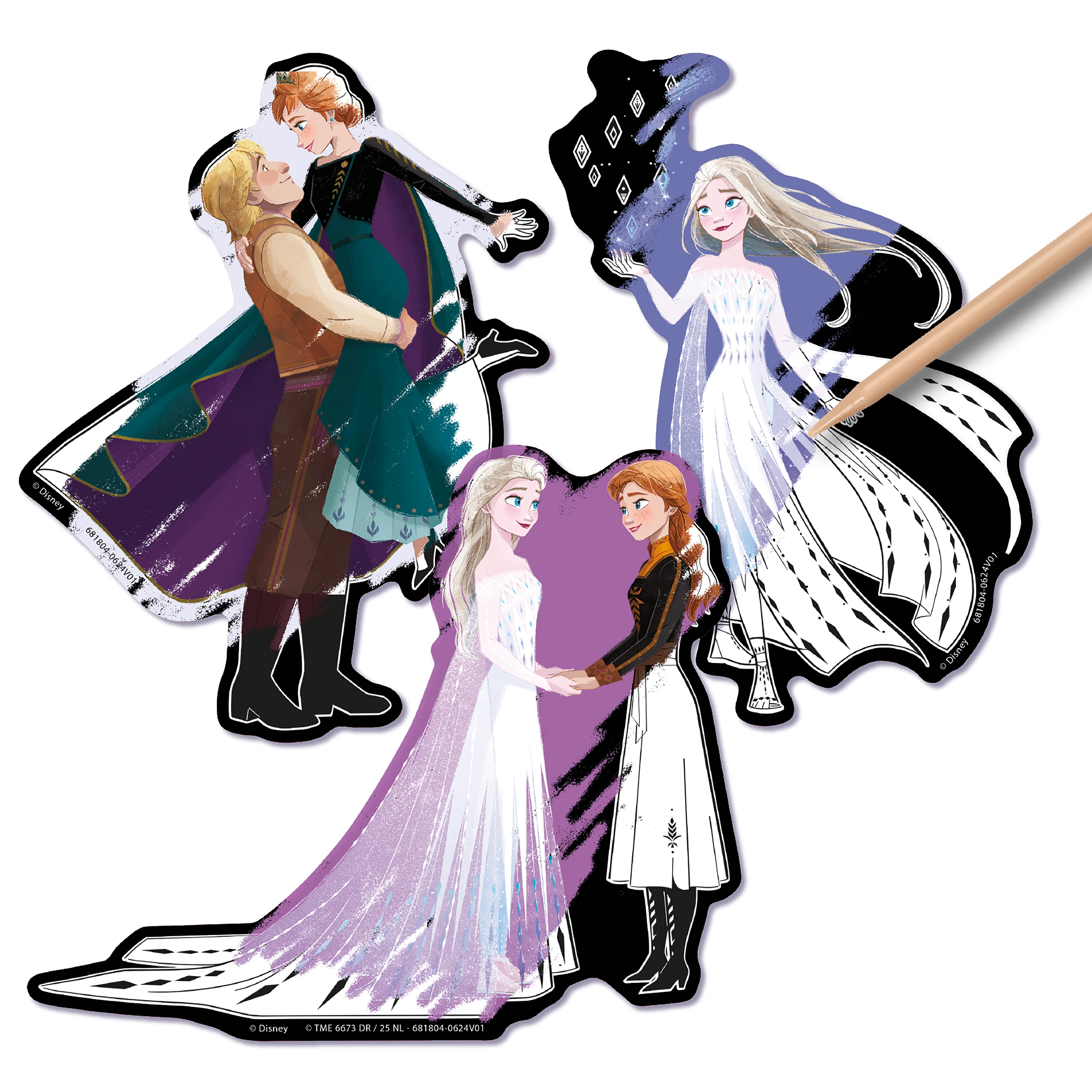 Frozen Scratch Art Stickers - Image 2