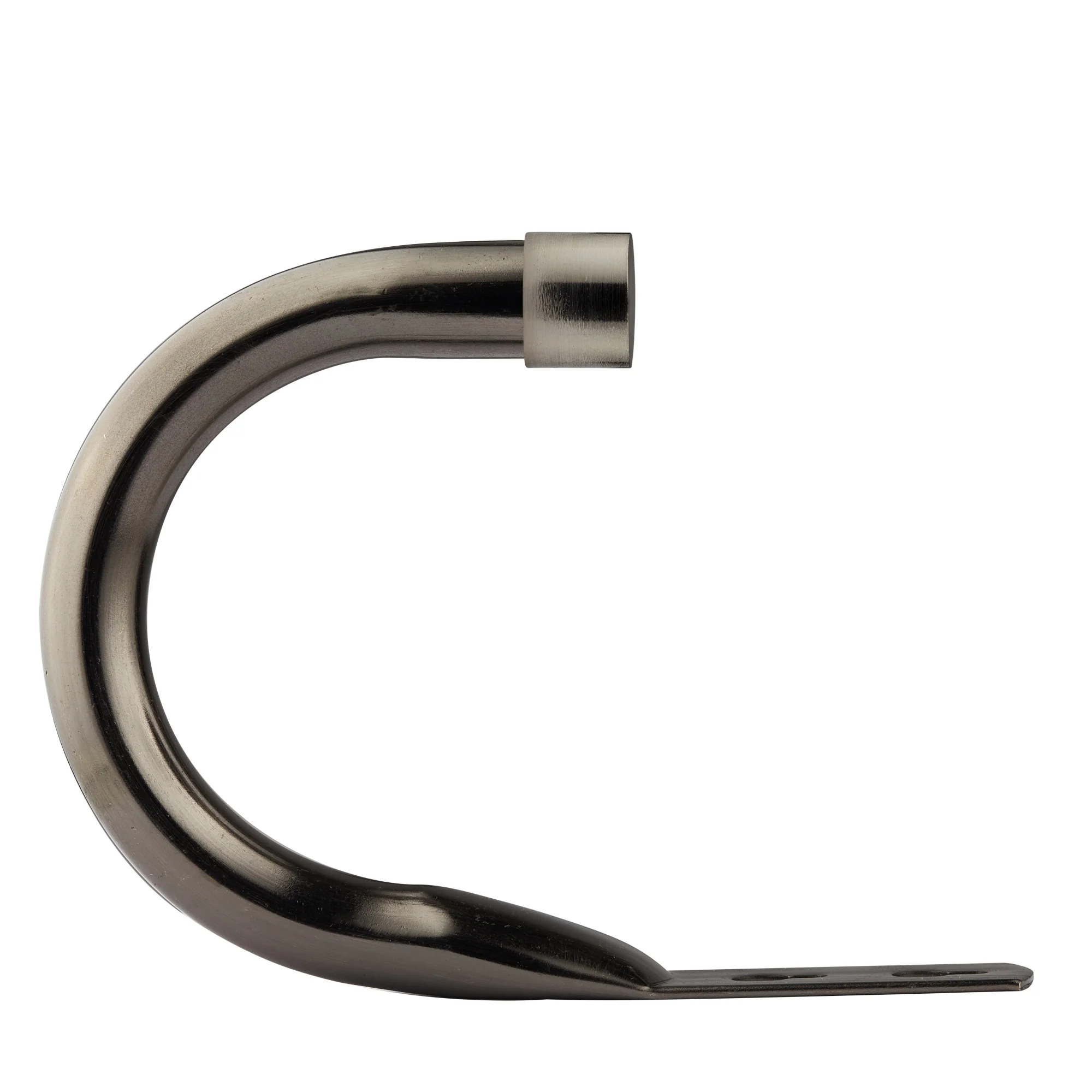 Full Stop - Pair of Holdaback Tiebacks with End Finials in Black Silk - Image 3