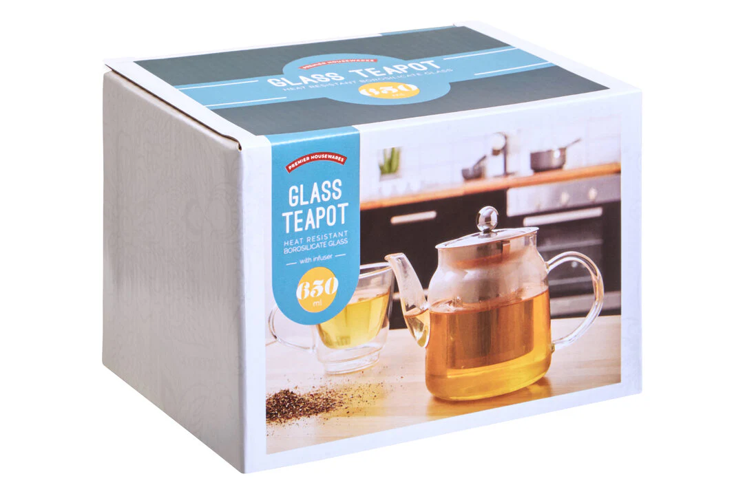 Fuso High Borosilicate 650ml Teapot - Image 6