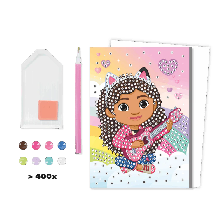 Gabby Dollhouse Diamond Painting Card And Envelope - Image 2