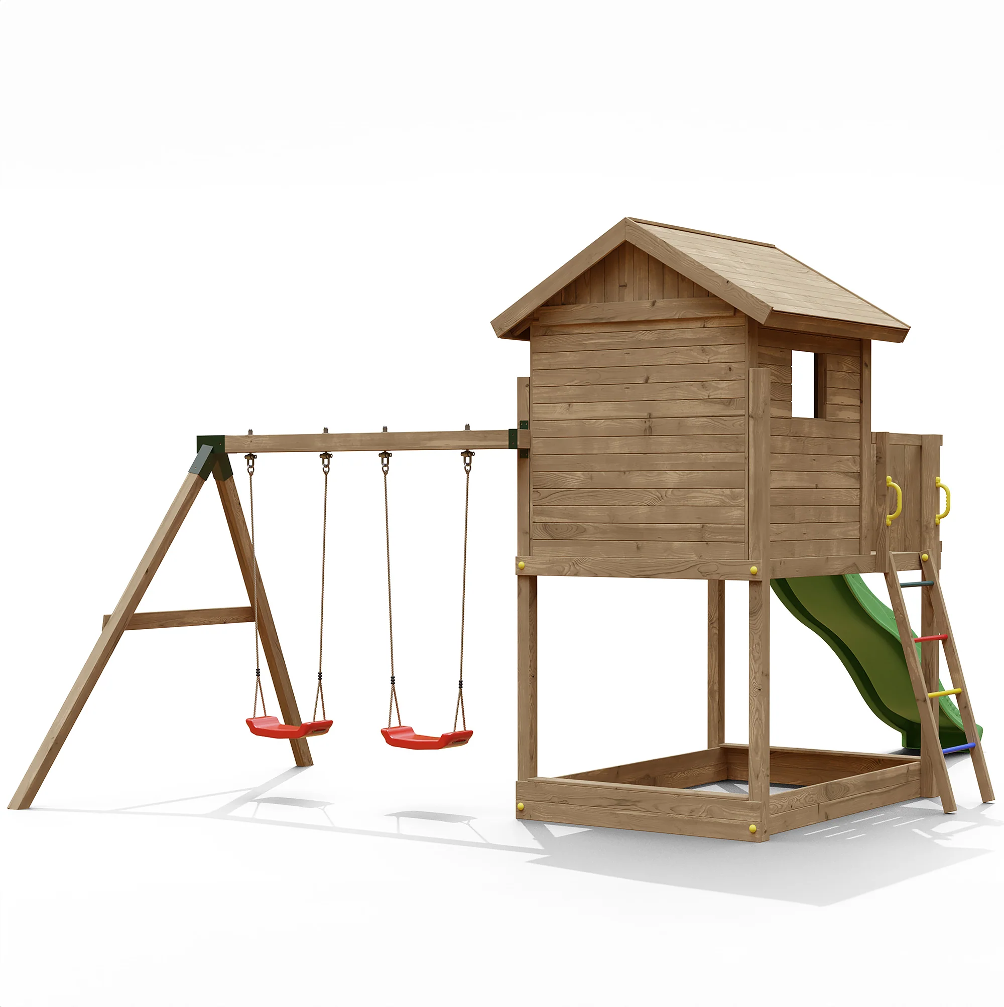 Galaxy Playfort - Climbing Frame With Swings And Slide - Image 4