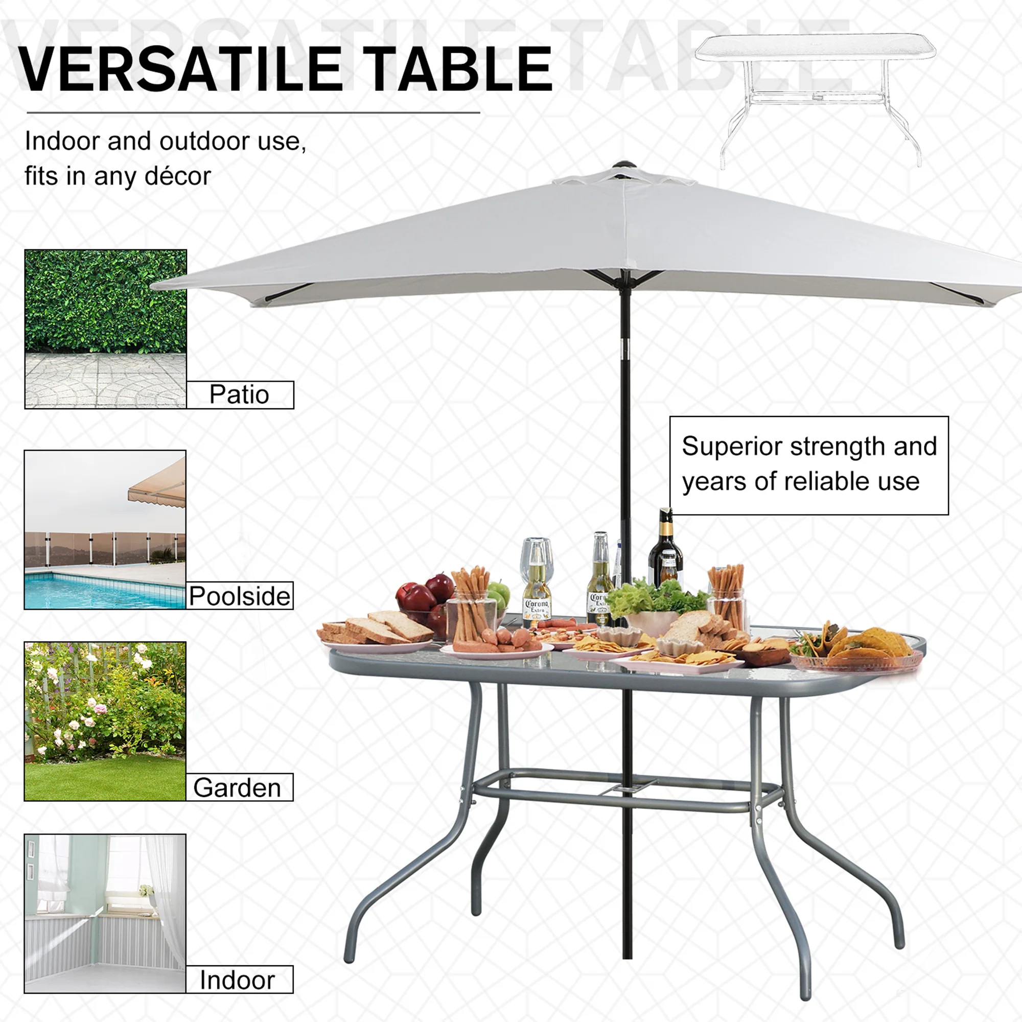 Garden Dining Table - Image 3
