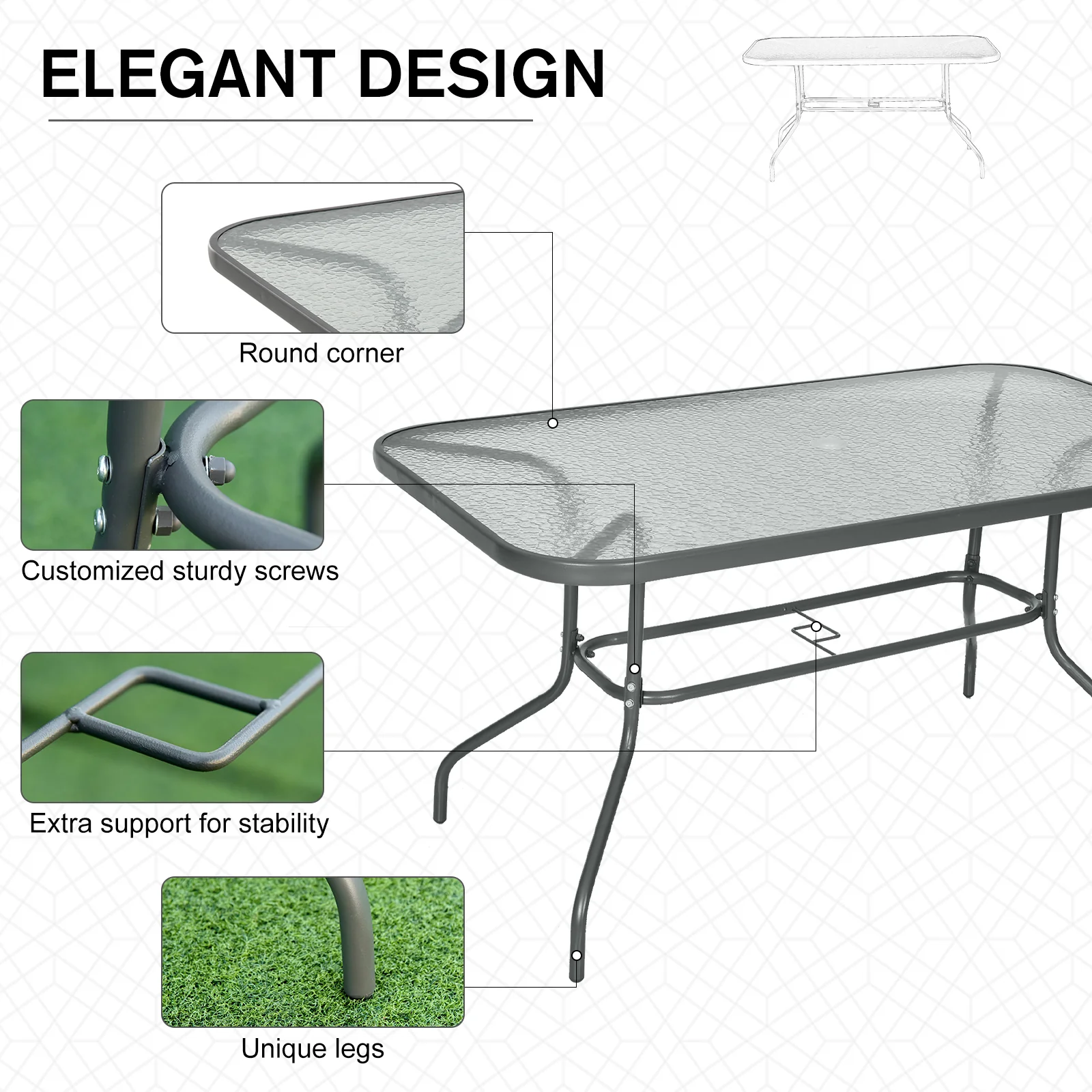 Garden Dining Table - Image 4