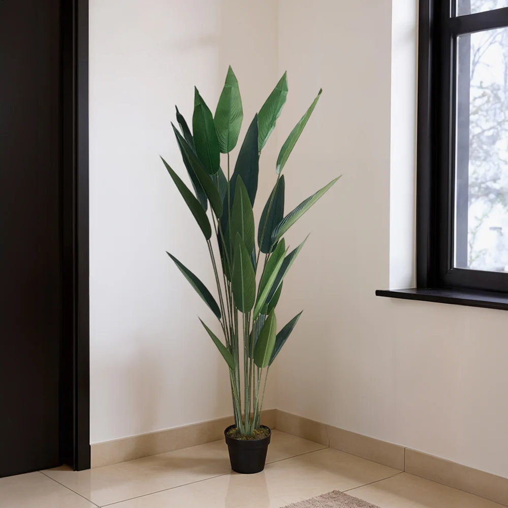 Garden Sanctuary 160cm Artificial Bird of Paradise Plant Fake Tropical Tree in Pot - Image 3