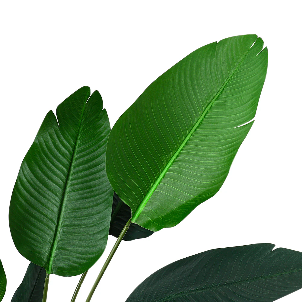 Garden Sanctuary 180 cm Tall Artificial Banana Leaf Tree Faux Large Plants in Pot - Image 3