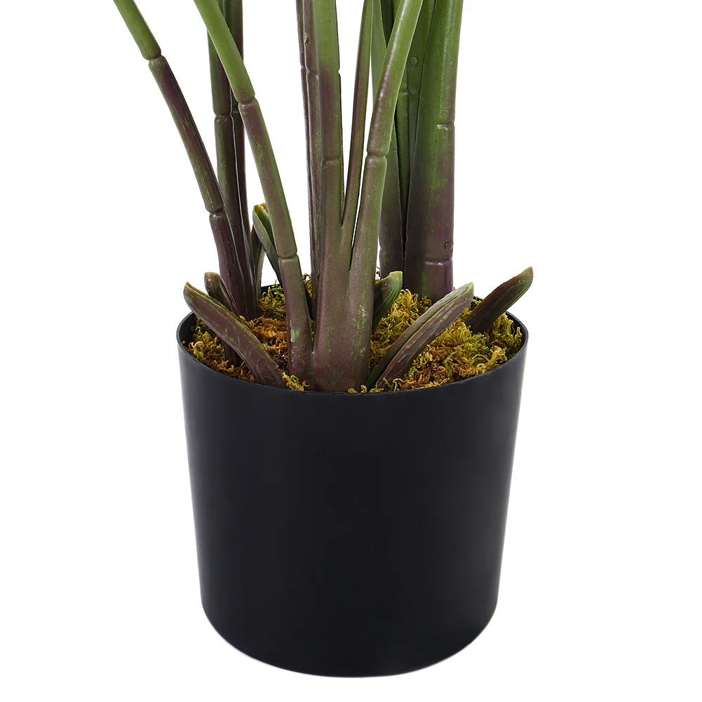 Garden Sanctuary 180 cm Tall Artificial Banana Leaf Tree Faux Large Plants in Pot - Image 4