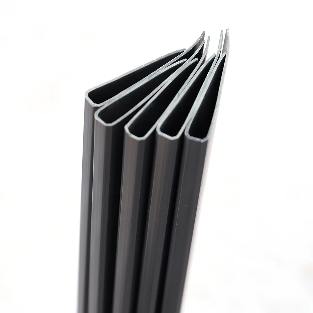 Garden Sanctuary 5 Pcs Garden Fence PVC Privacy Screen Panel Slat Strips Fixing Clip 1 M