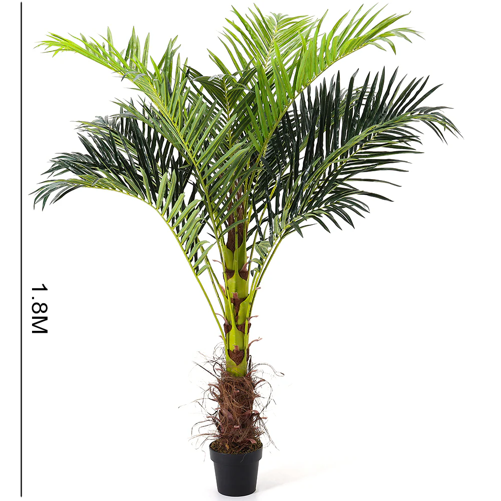 Garden Sanctuary Artificial Palm Tree Fake Greenery Decoration For Home - Image 7