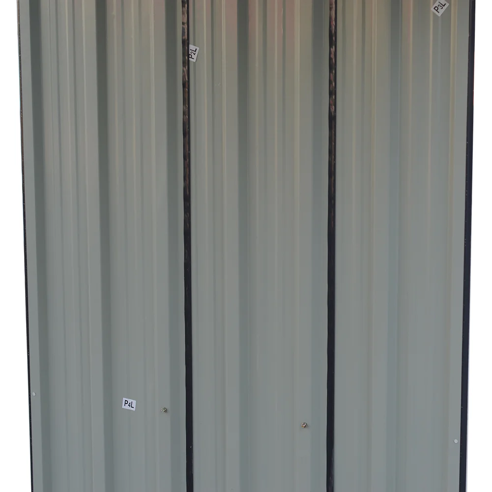 Garden Sanctuary Garden Outdoor Metal Firewood Log Storage Shed - Image 4