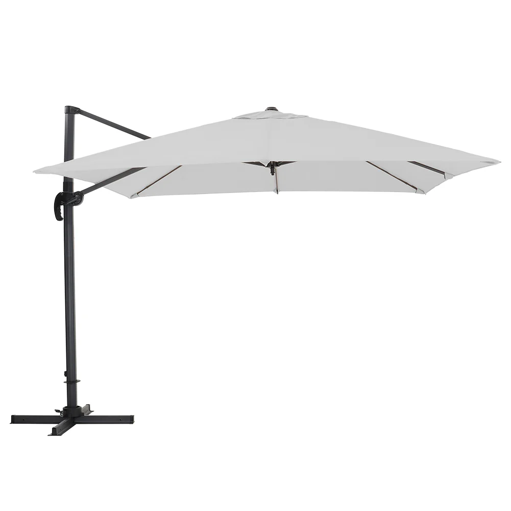 Garden Sanctuary Large Square Canopy Rotating Outdoor Cantilever Parasol - Image 2