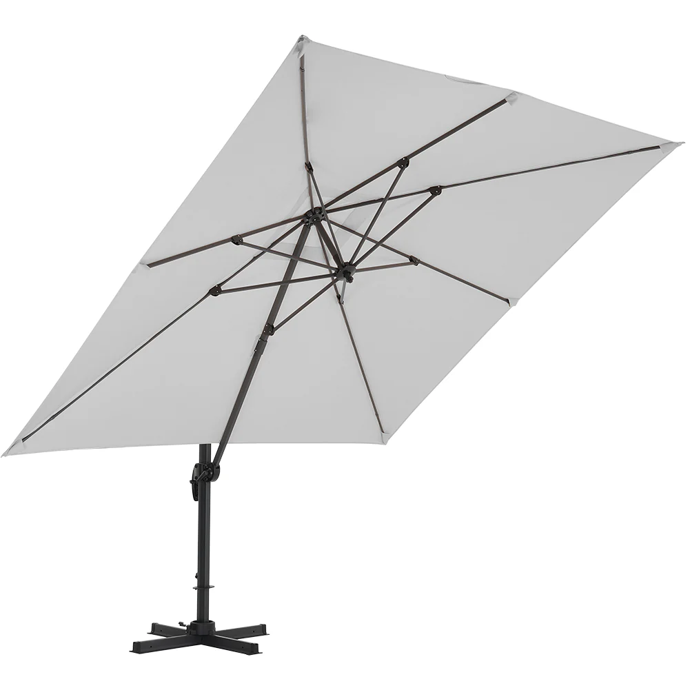 Garden Sanctuary Large Square Canopy Rotating Outdoor Cantilever Parasol - Image 4