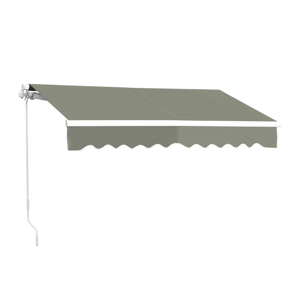 Garden Sanctuary Outdoor Retractable Patio Awning For Window And Door Grey - Image 5