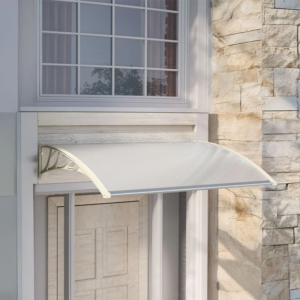 Garden Sanctuary Window Door Awning Canopy with Brackets - Image 2