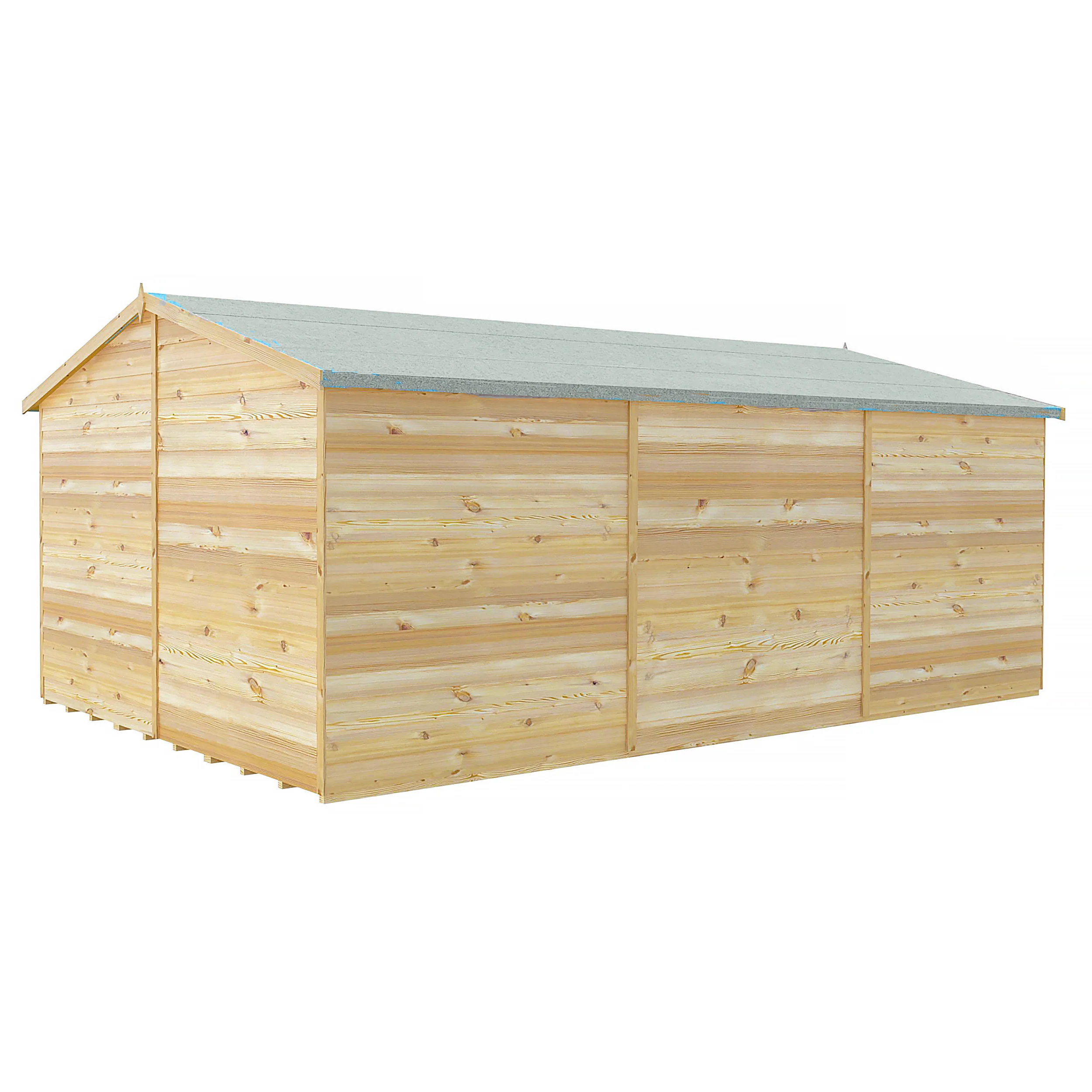Garden Value Overlap 10 X 15 Windowless Shed - Image 5