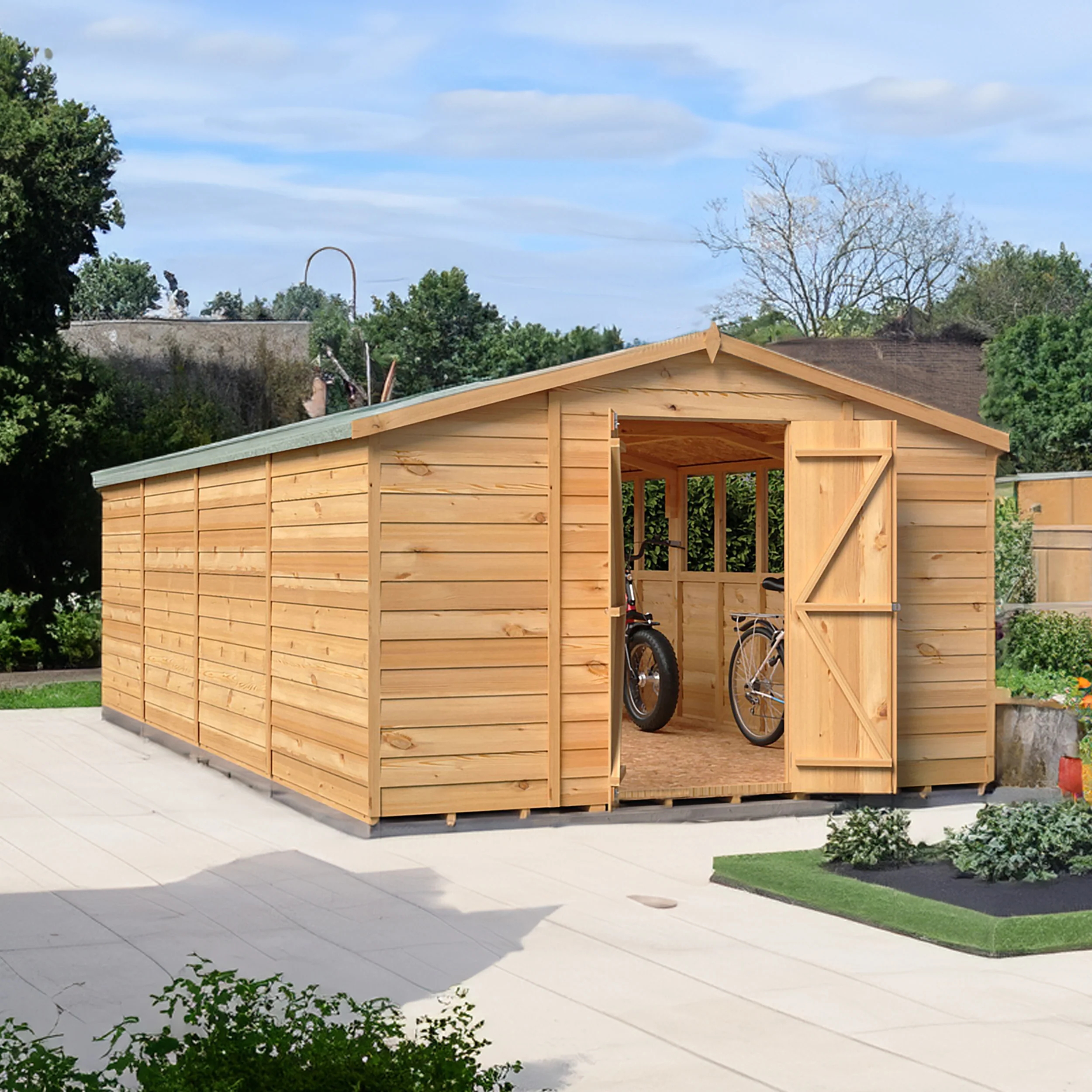 Garden Value Overlap 10 X 20 Apex Shed - Image 3