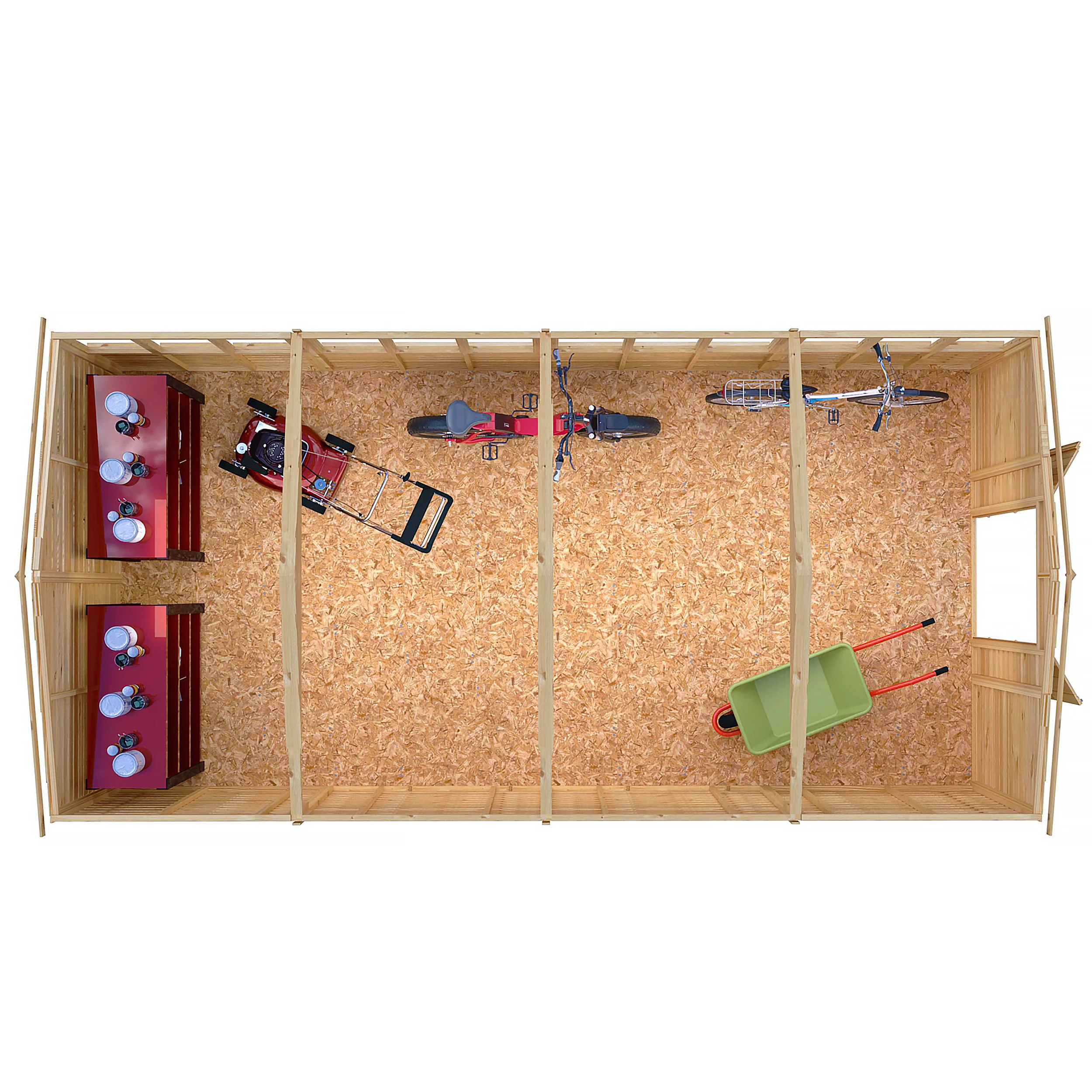 Garden Value Overlap 10 X 20 Apex Shed - Image 6