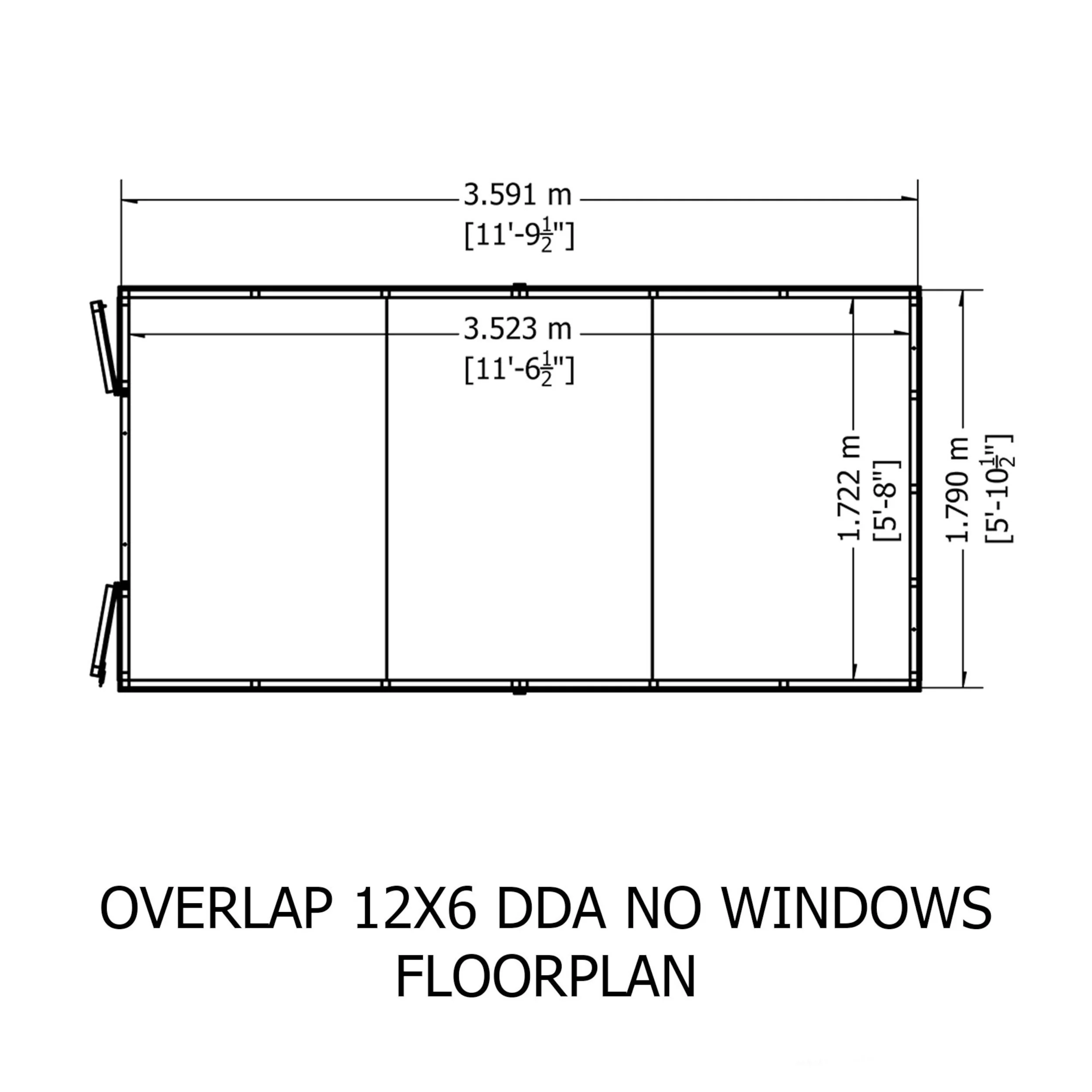 Garden Value Overlap 10 X 8 Apex Shed - Image 13
