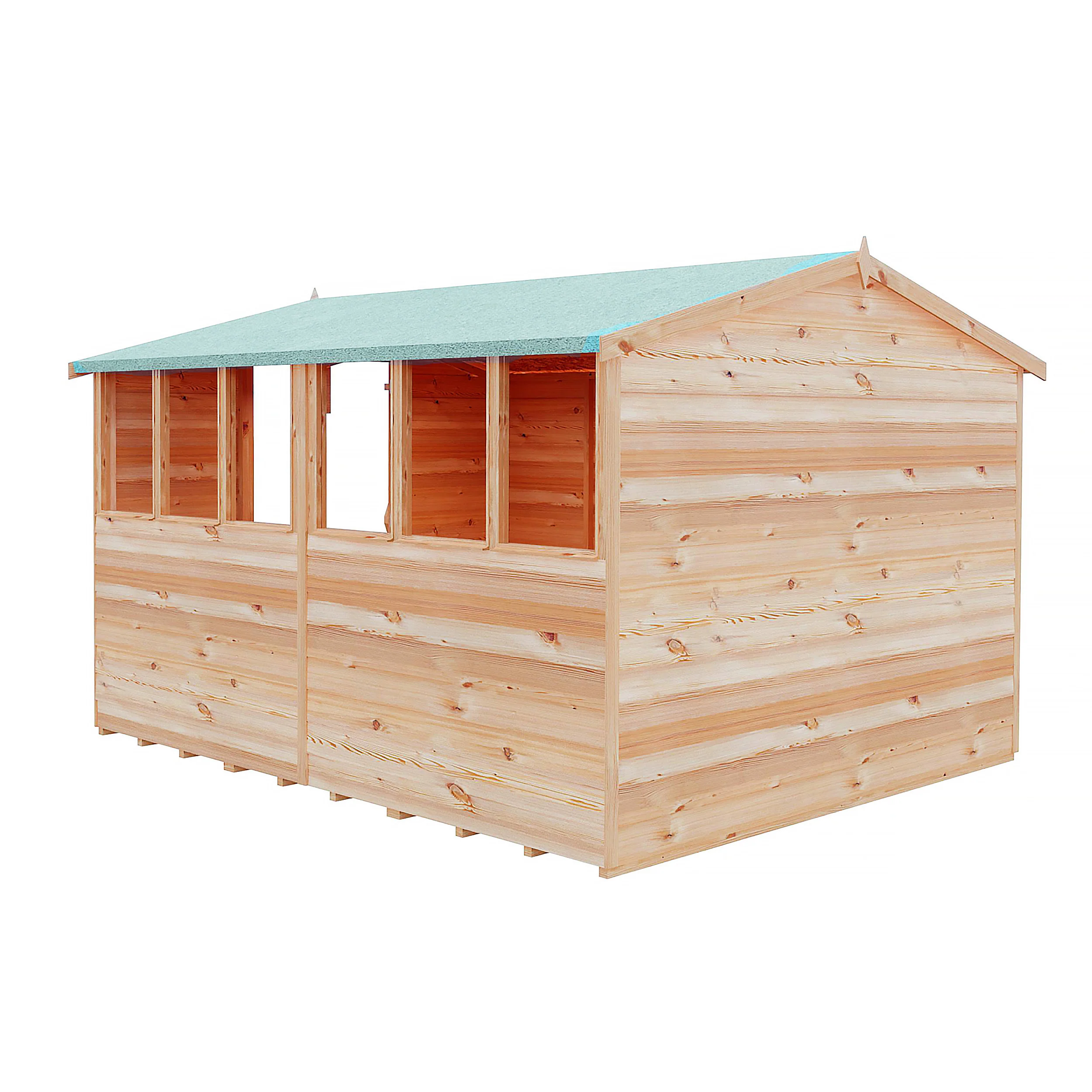 Garden Value Overlap 10 X 8 Apex Shed - Image 4