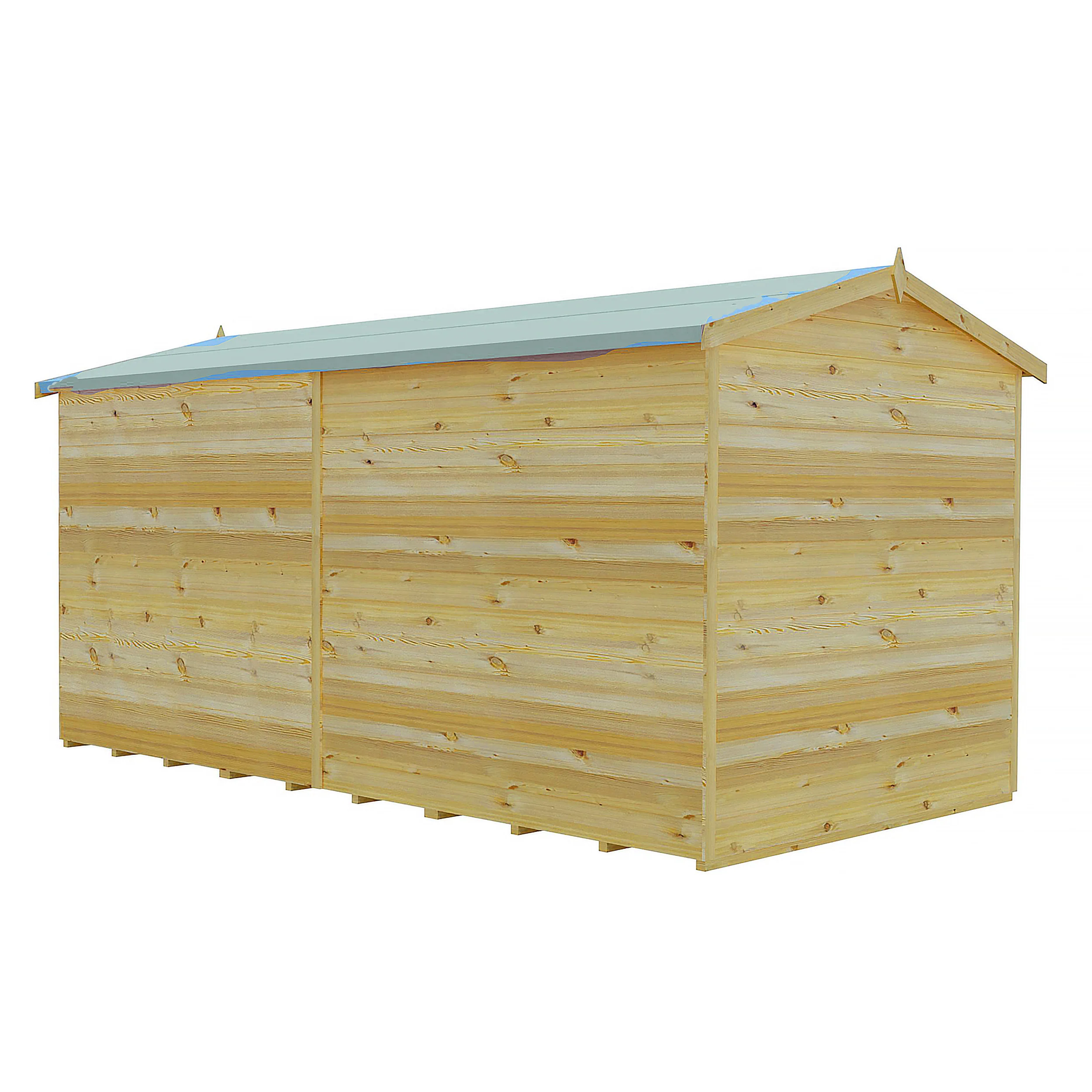 Garden Value Overlap 12 X 6 Windowless Shed - Image 5