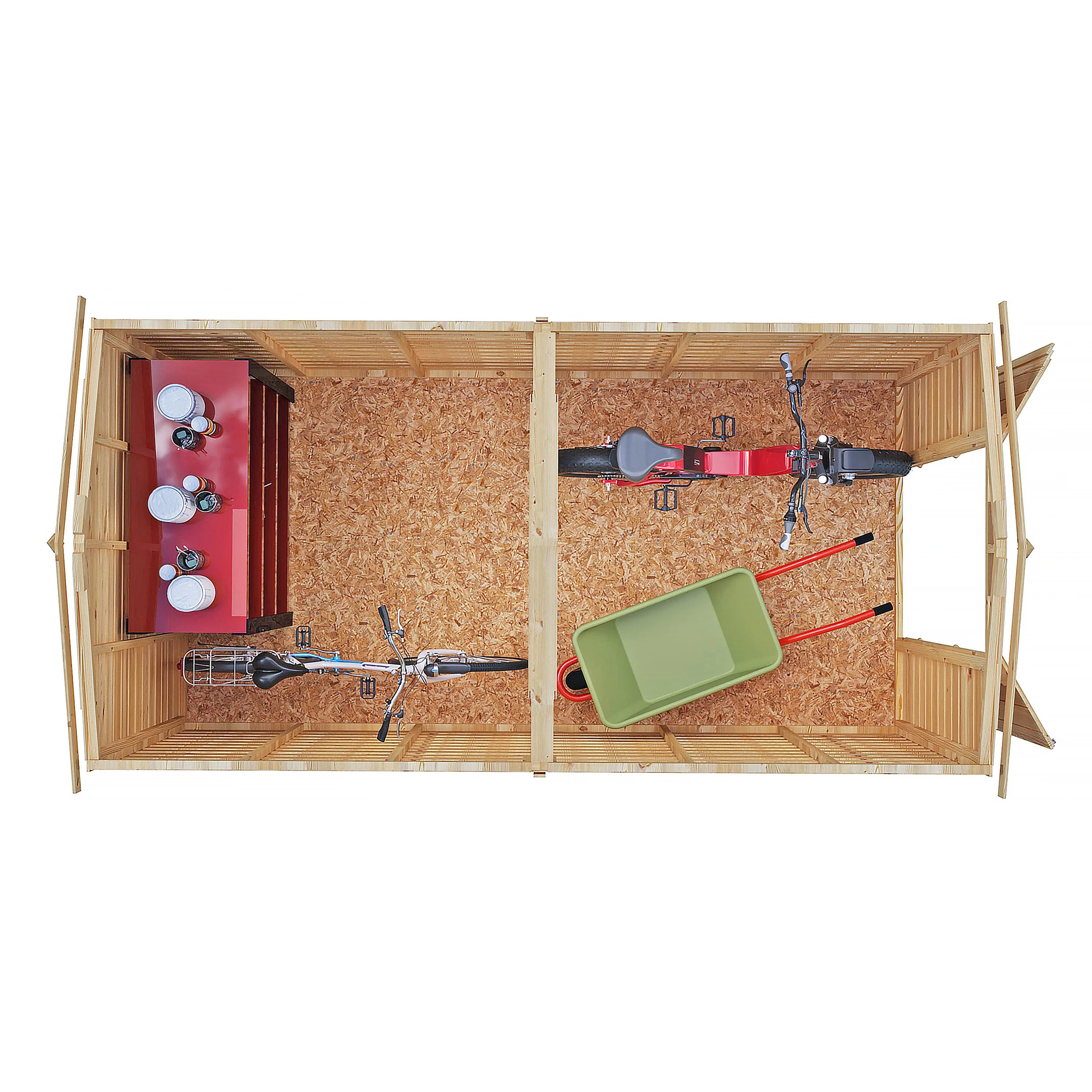 Garden Value Overlap 12 X 6 Windowless Shed - Image 7