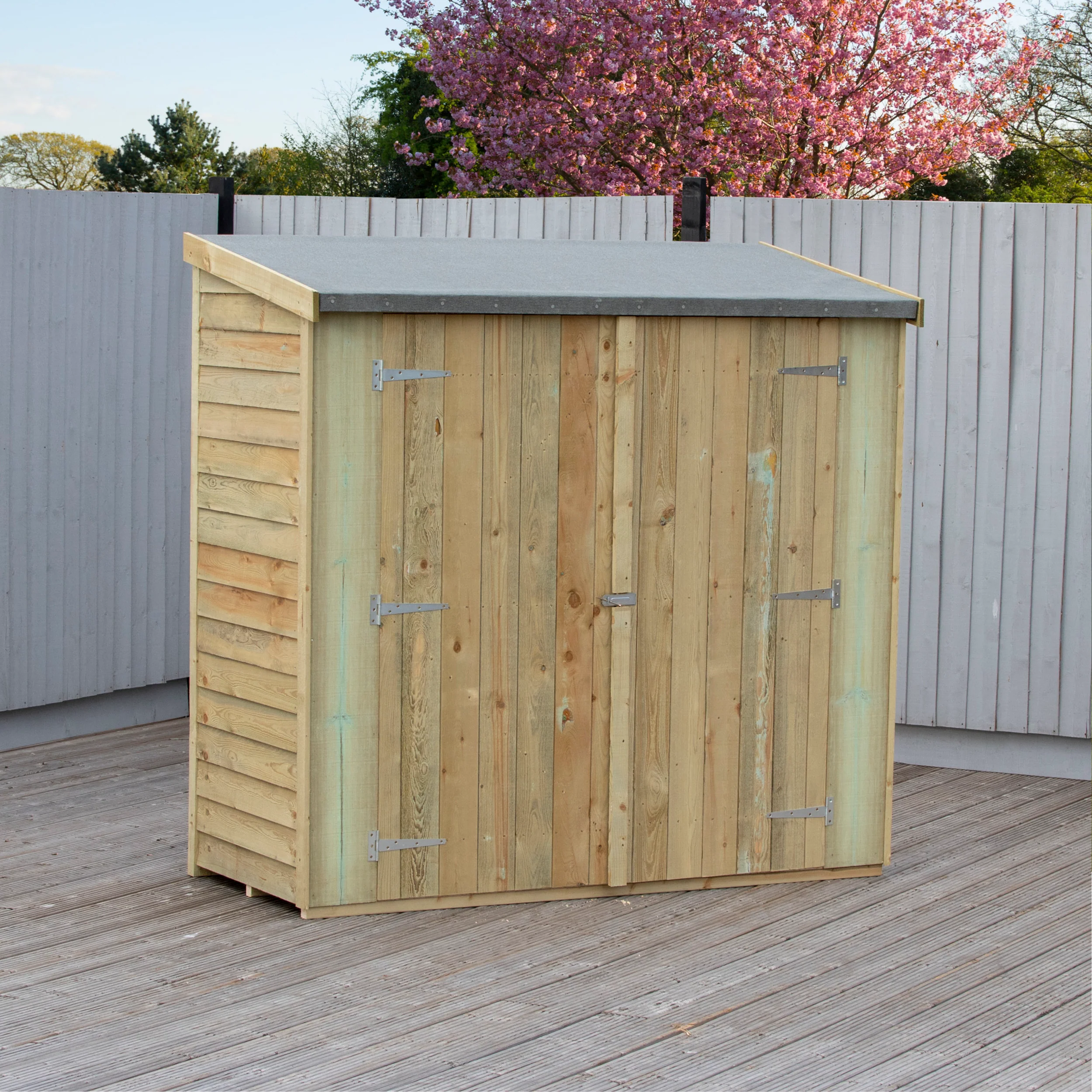 Garden Value Overlap 6 X 3 Pressure Treated Shed - Image 3