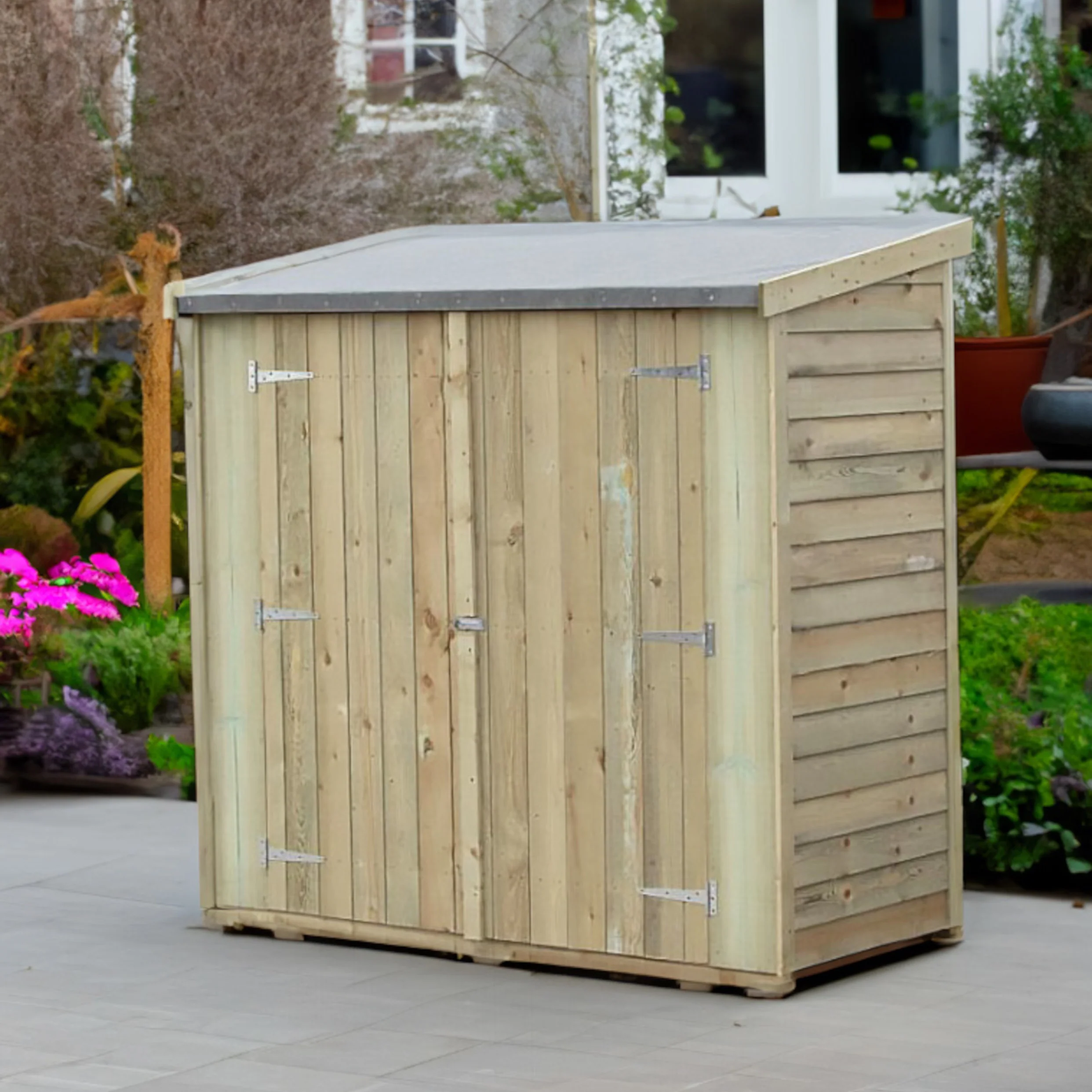 Garden Value Overlap 6 X 3 Pressure Treated Shed - Image 4