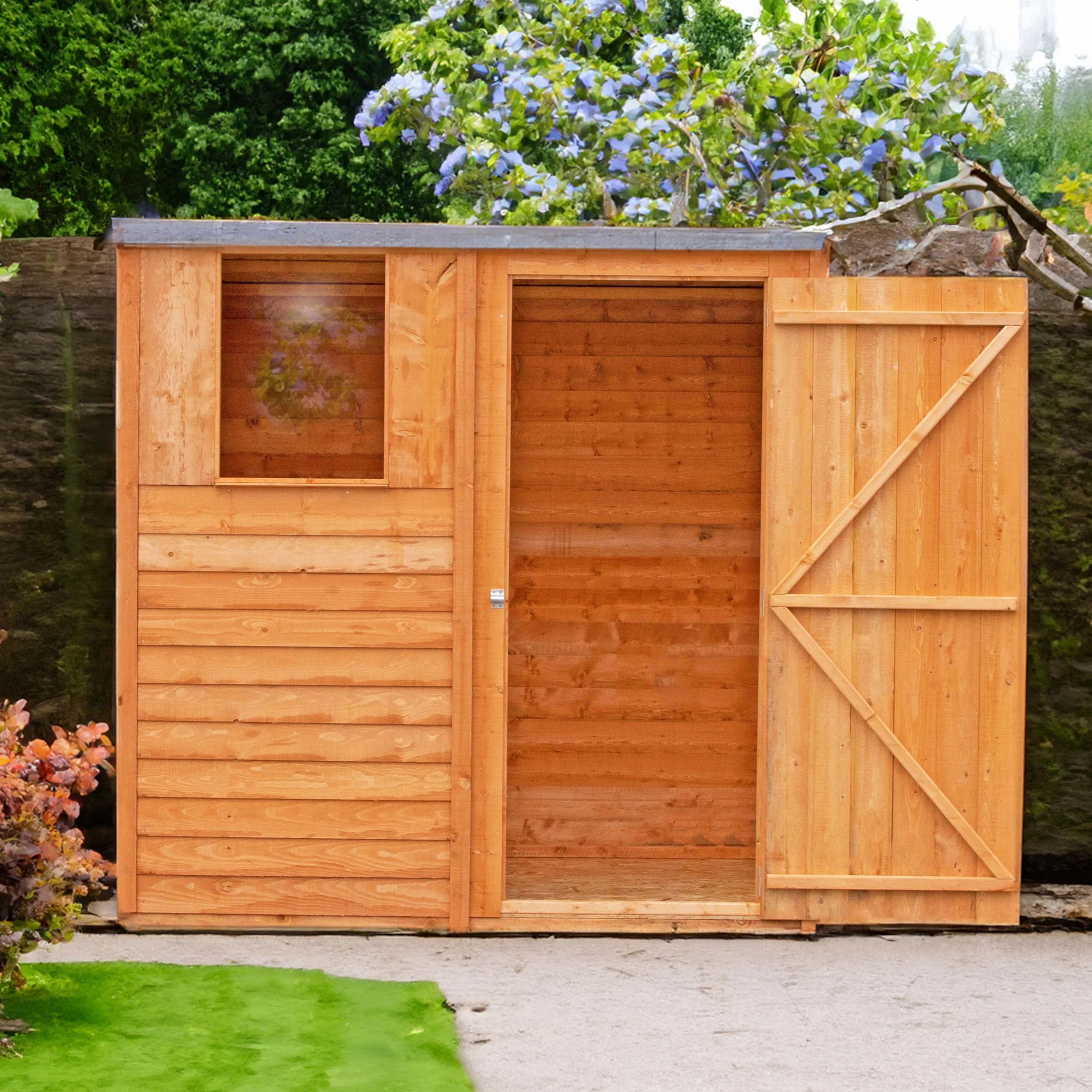 Garden Value Overlap 6 X 4 Pent Shed - Image 2