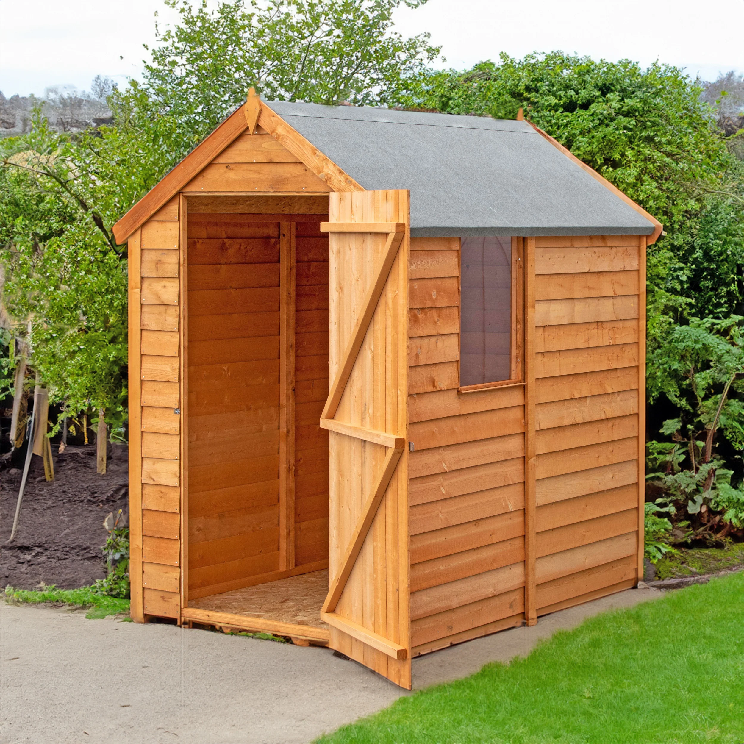 Garden Value Overlap 6 X 4 Shed With Window - Image 2